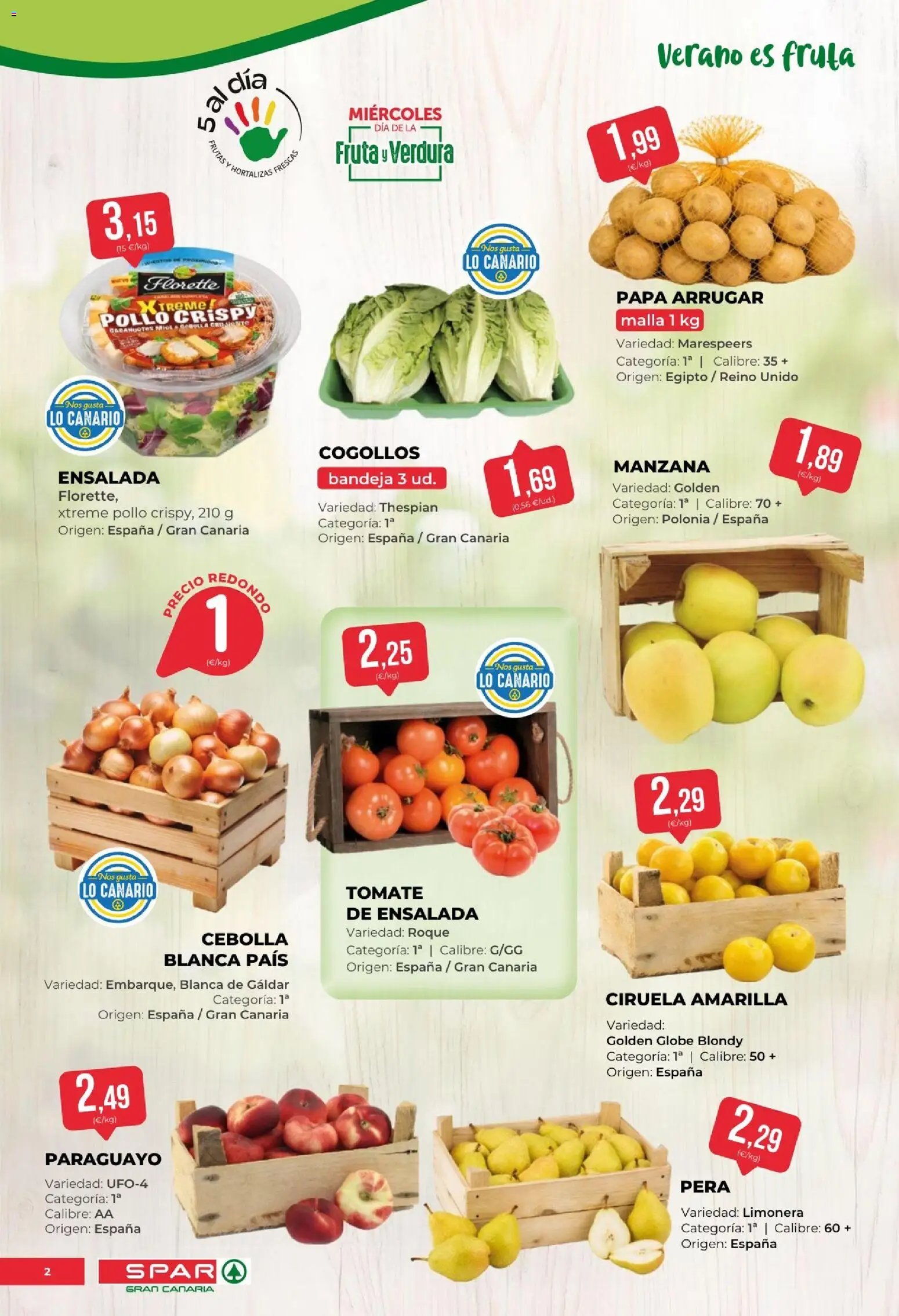 Spar folleto