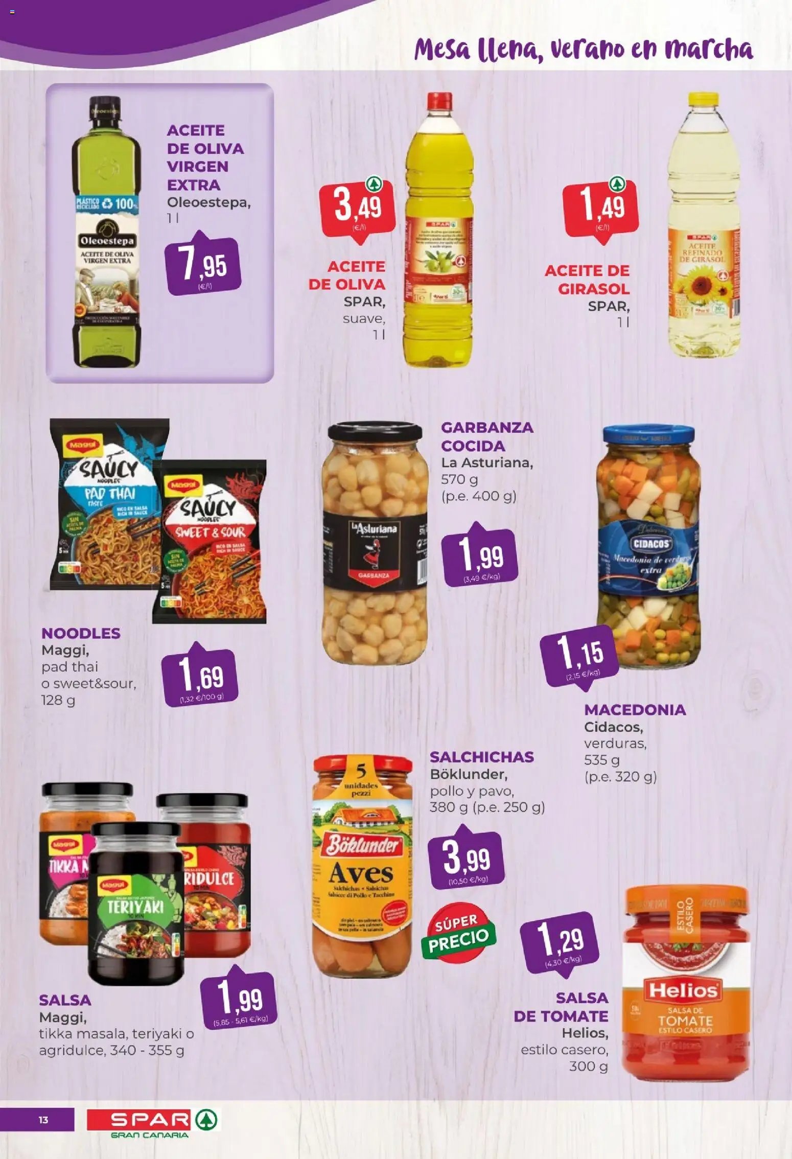 Spar folleto