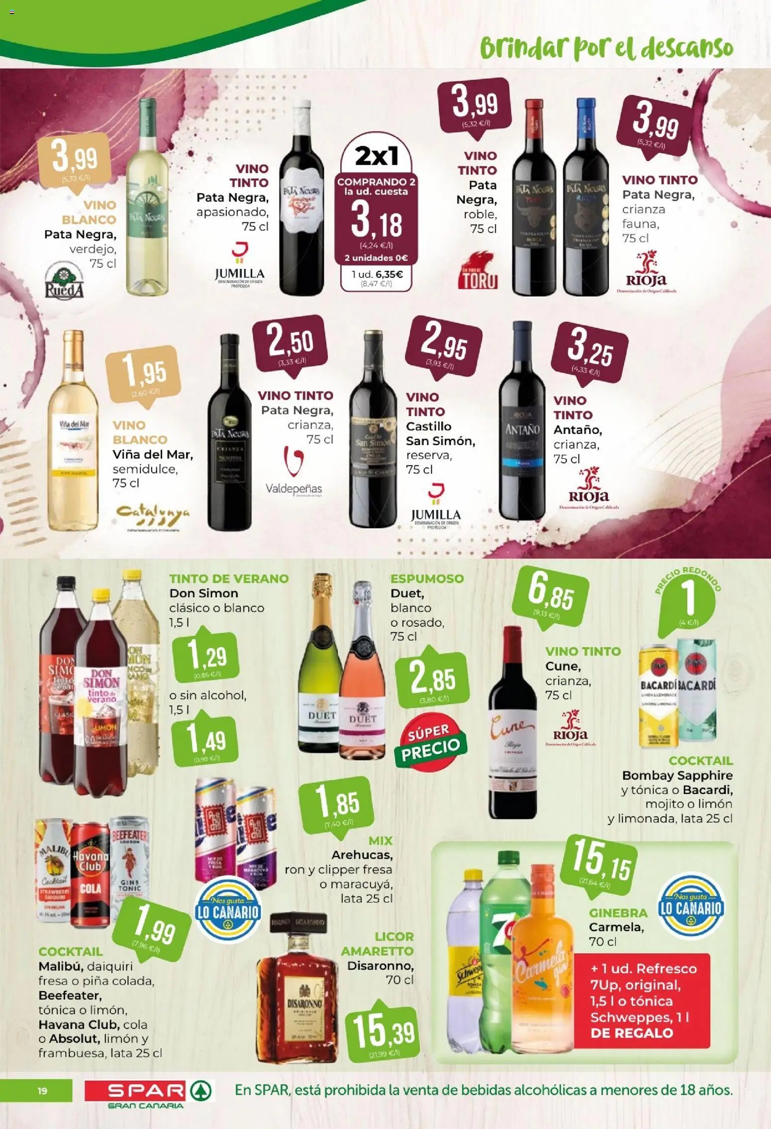 Spar folleto
