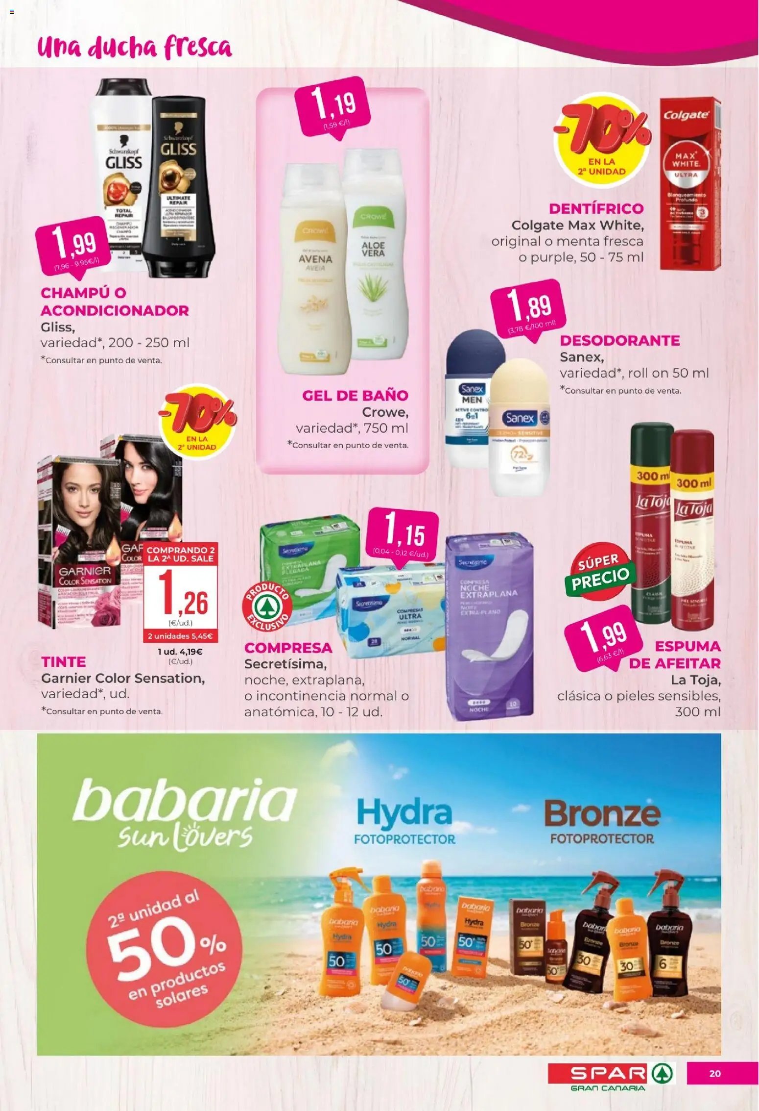 Spar folleto