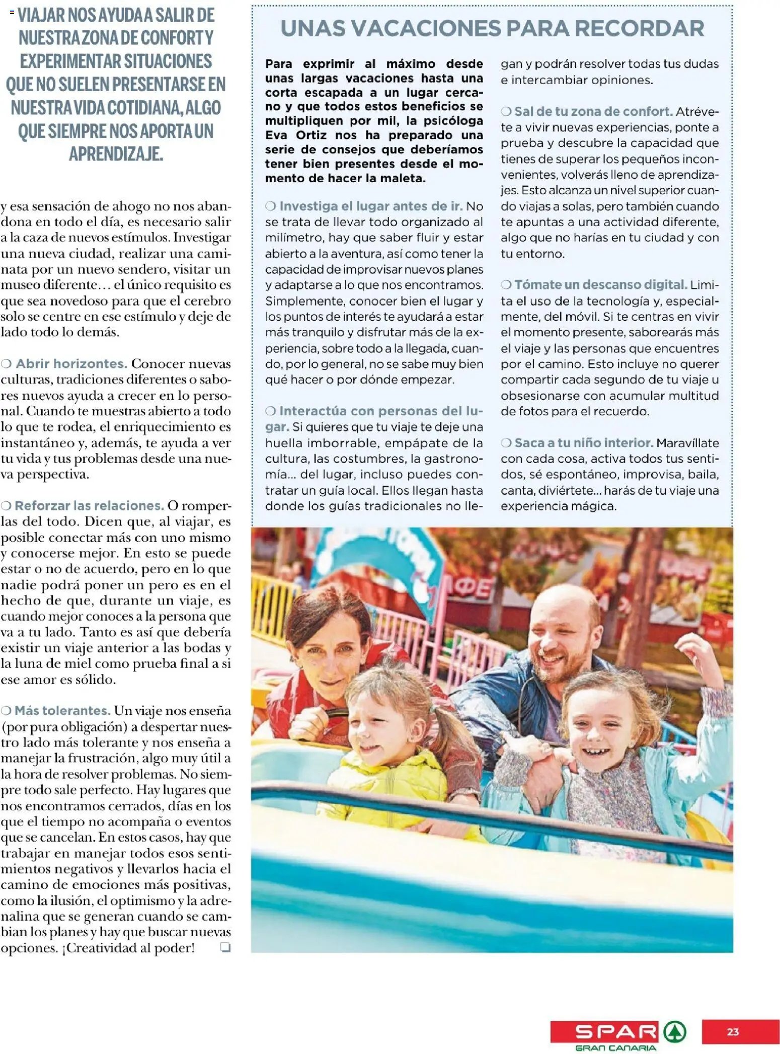 Spar folleto