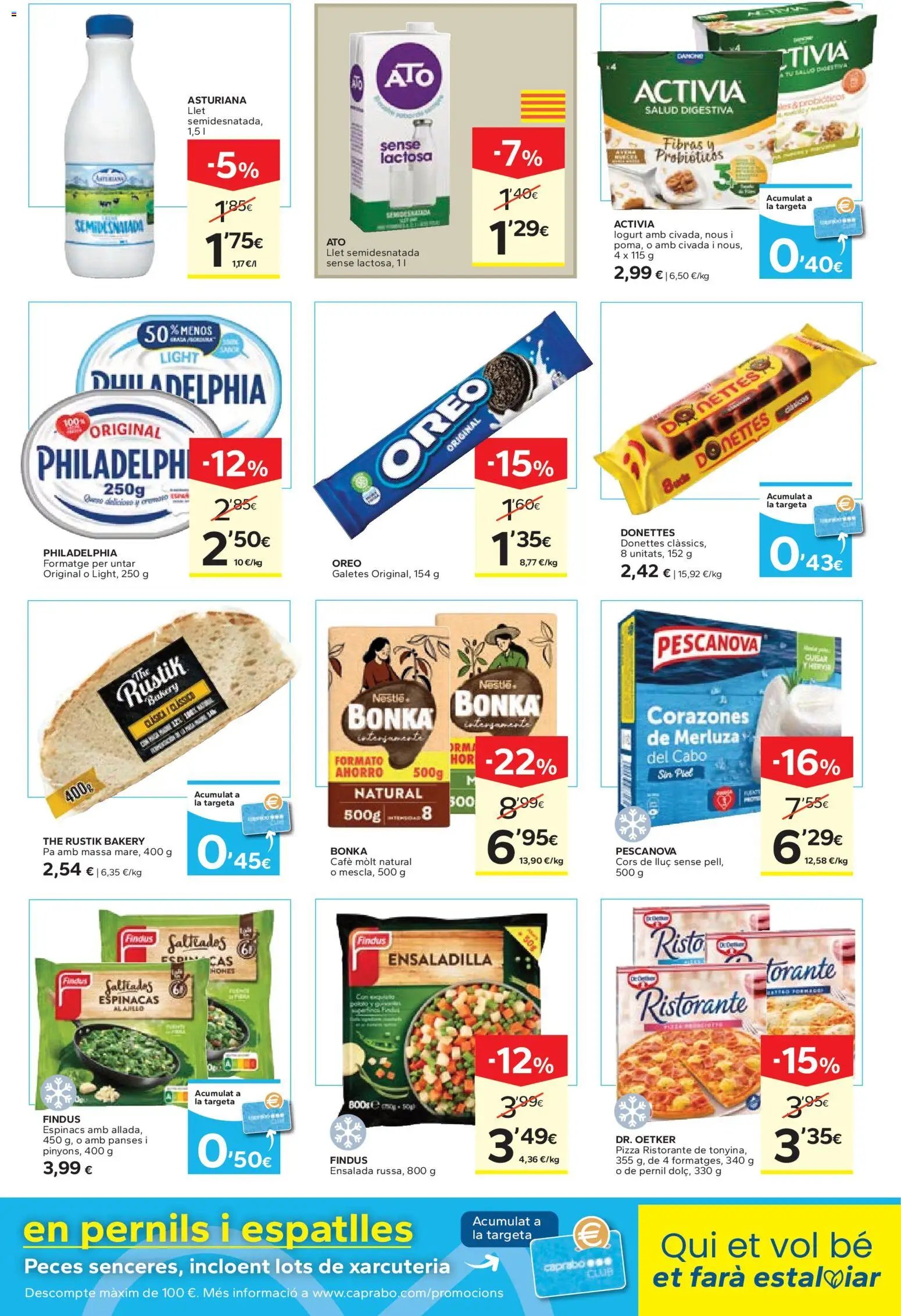 Caprabo - Estalvia des de la primera unitat