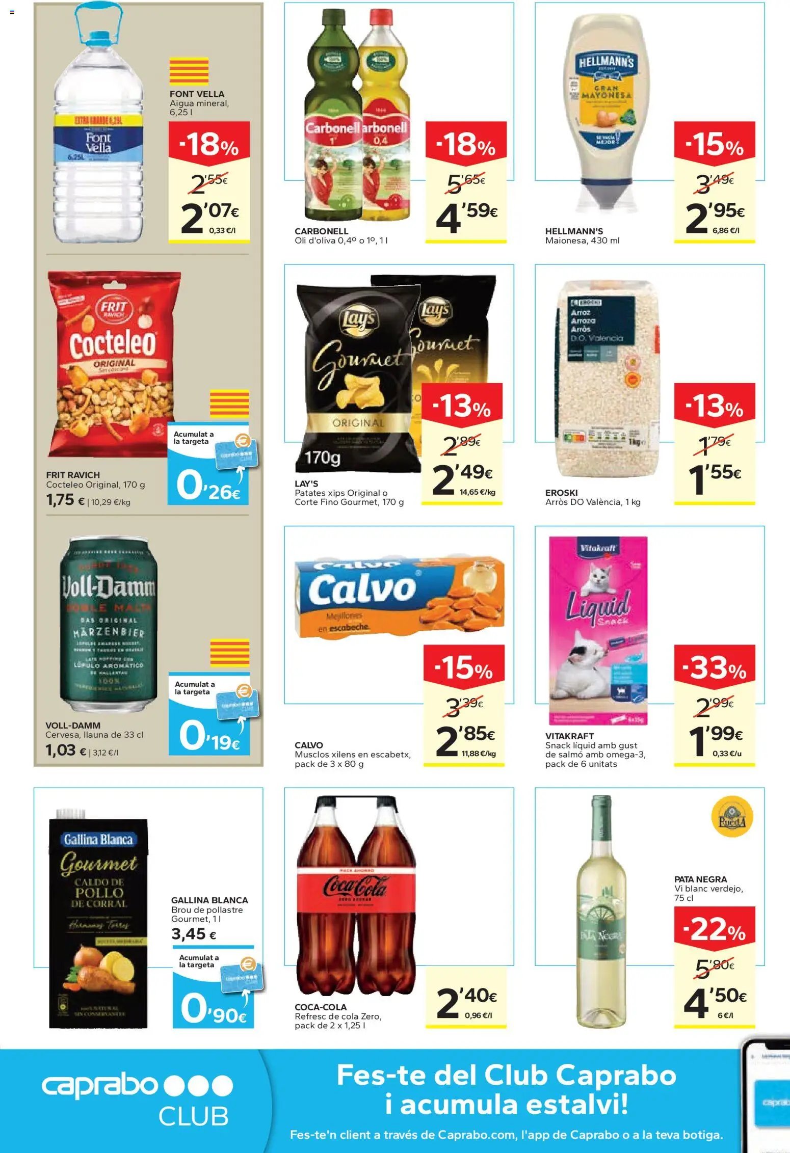 Caprabo - Estalvia des de la primera unitat