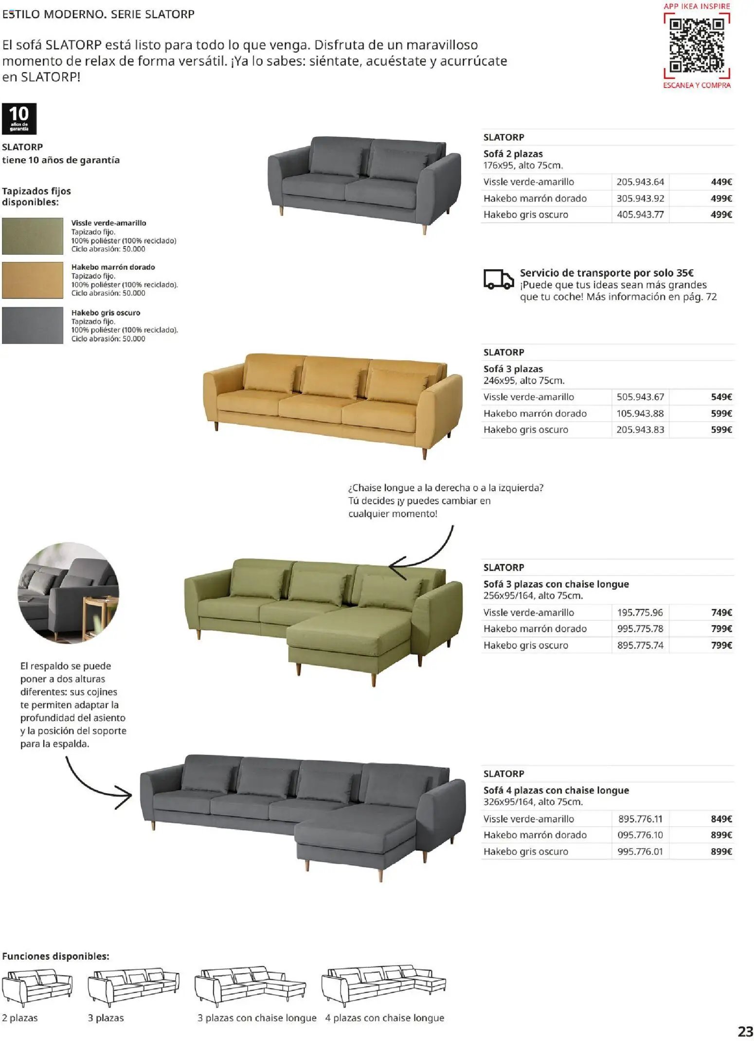 Catálogo IKEA Sofás