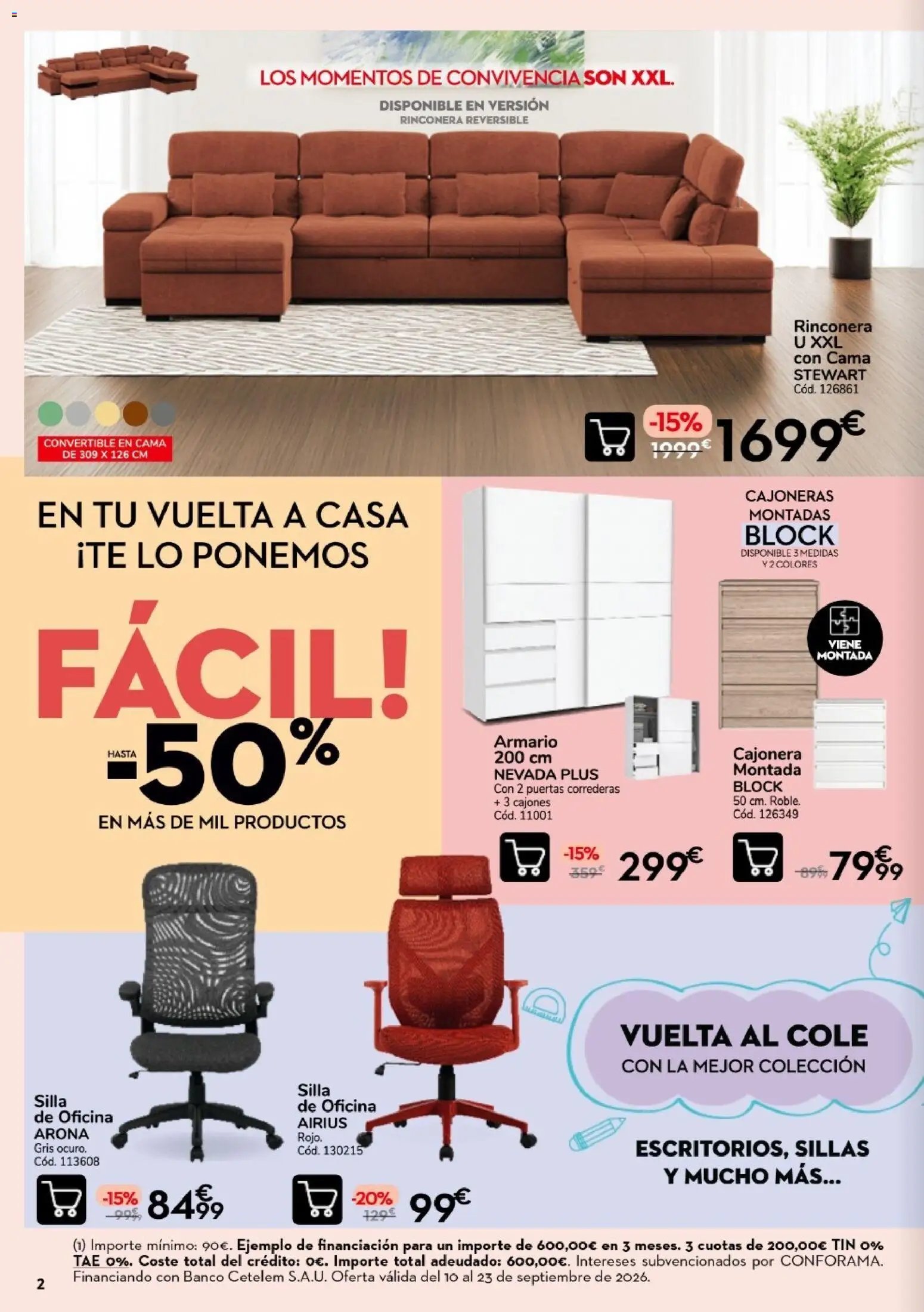 Conforama Quincena top