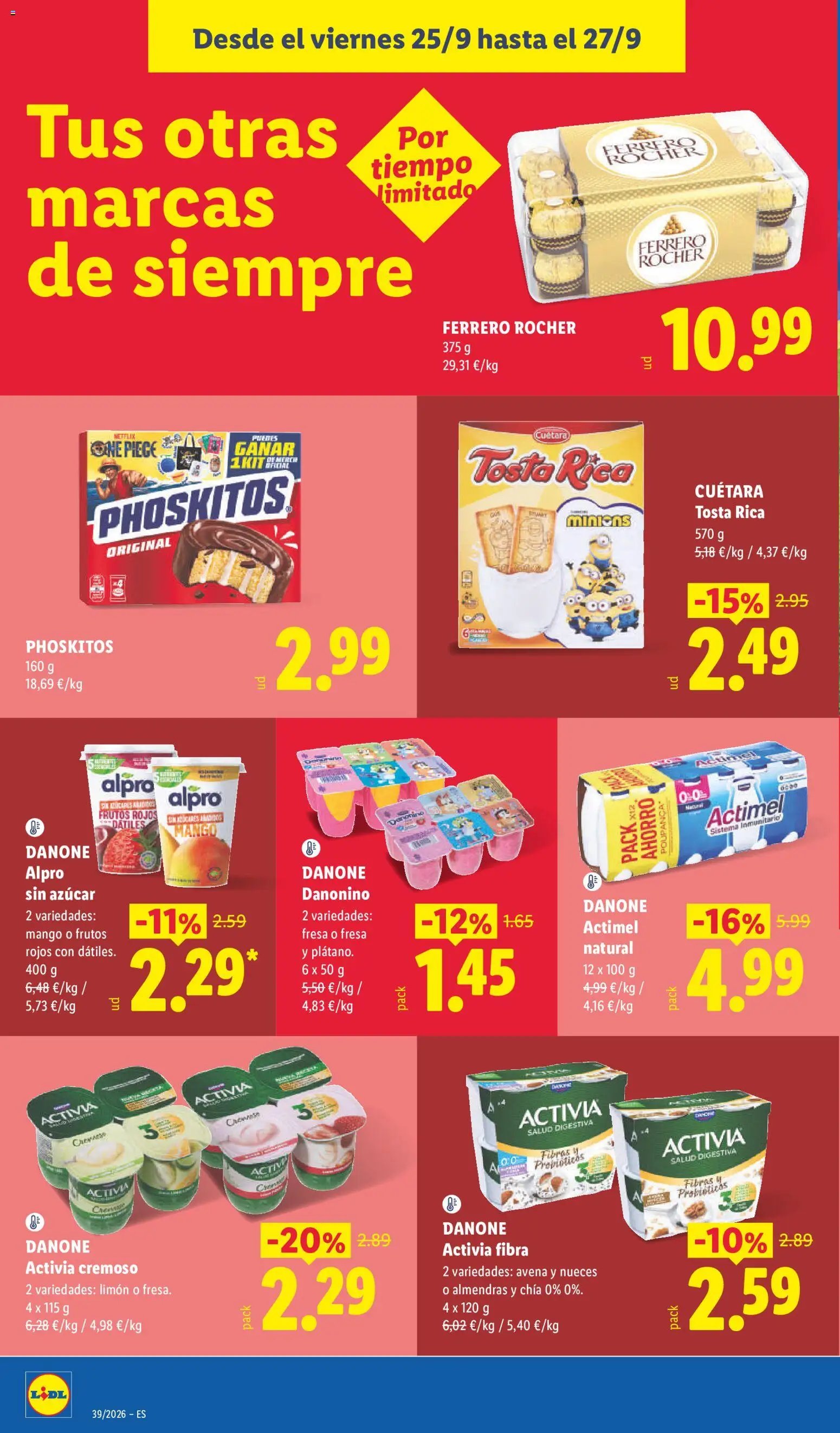 Lidl folleto