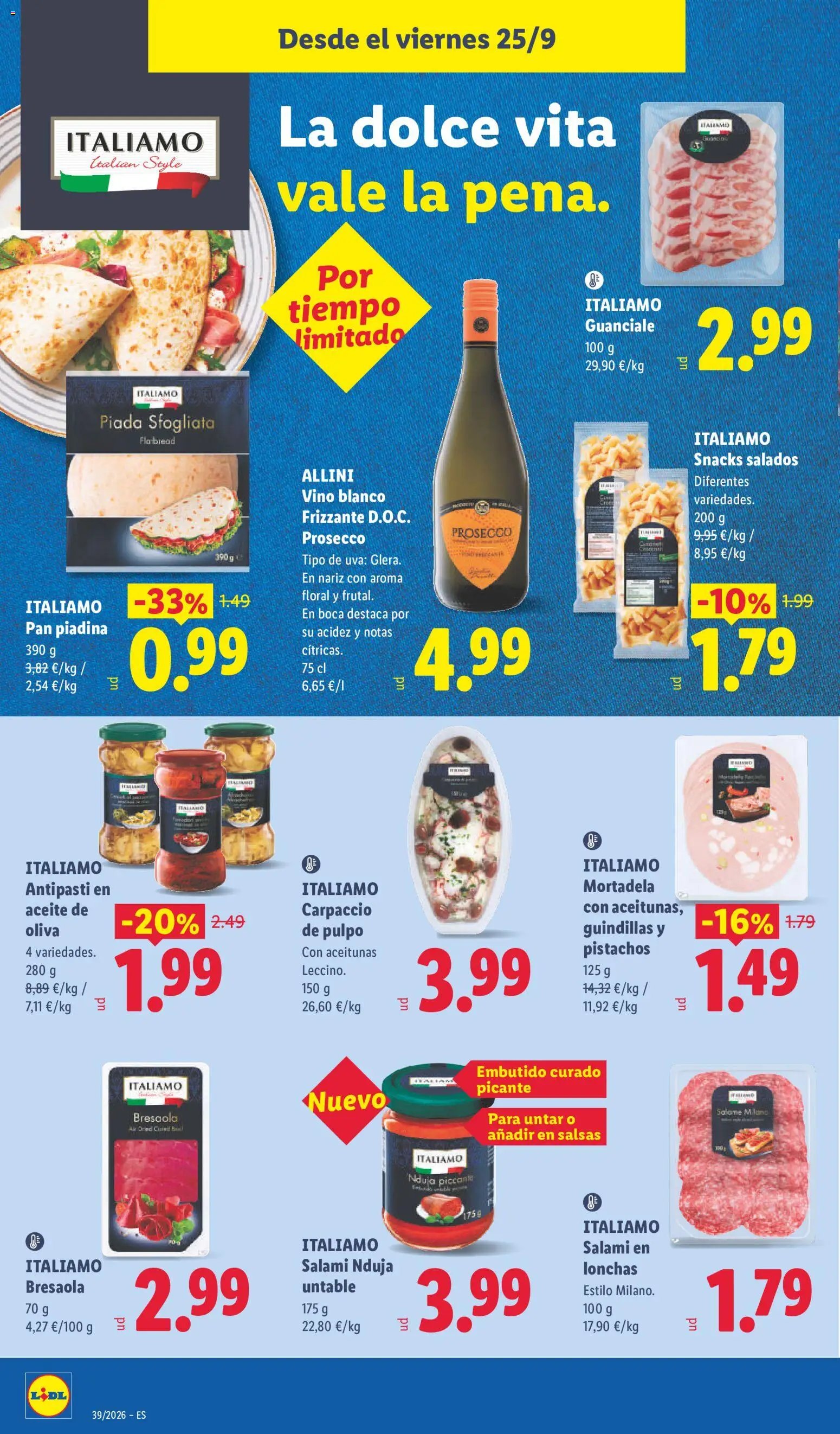 Lidl folleto