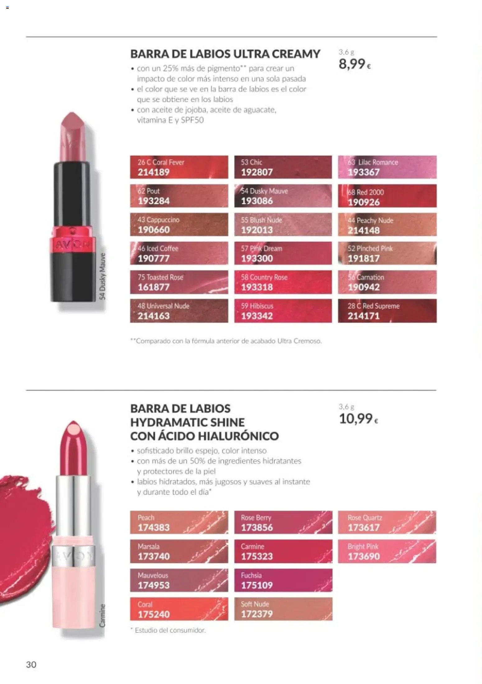 Catálogo AVON campaña 10