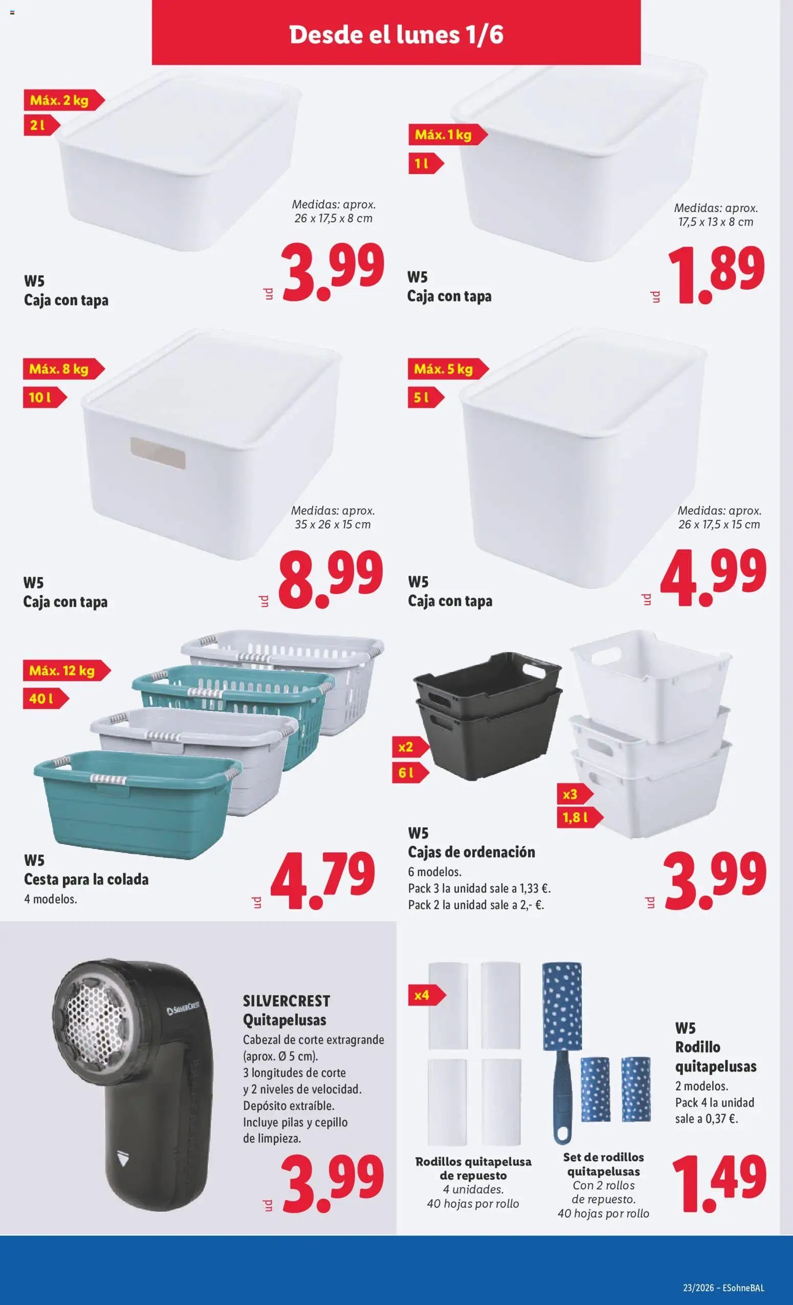 Lidl folleto de bazar