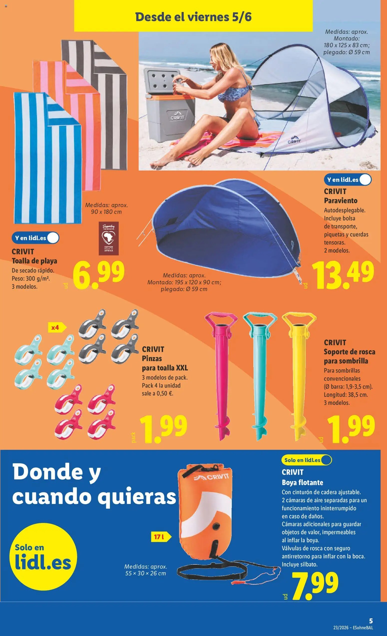 Lidl folleto de bazar