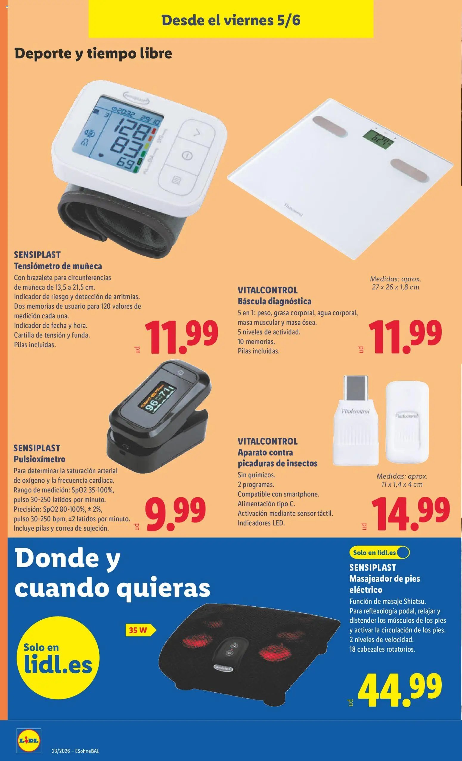 Lidl folleto de bazar