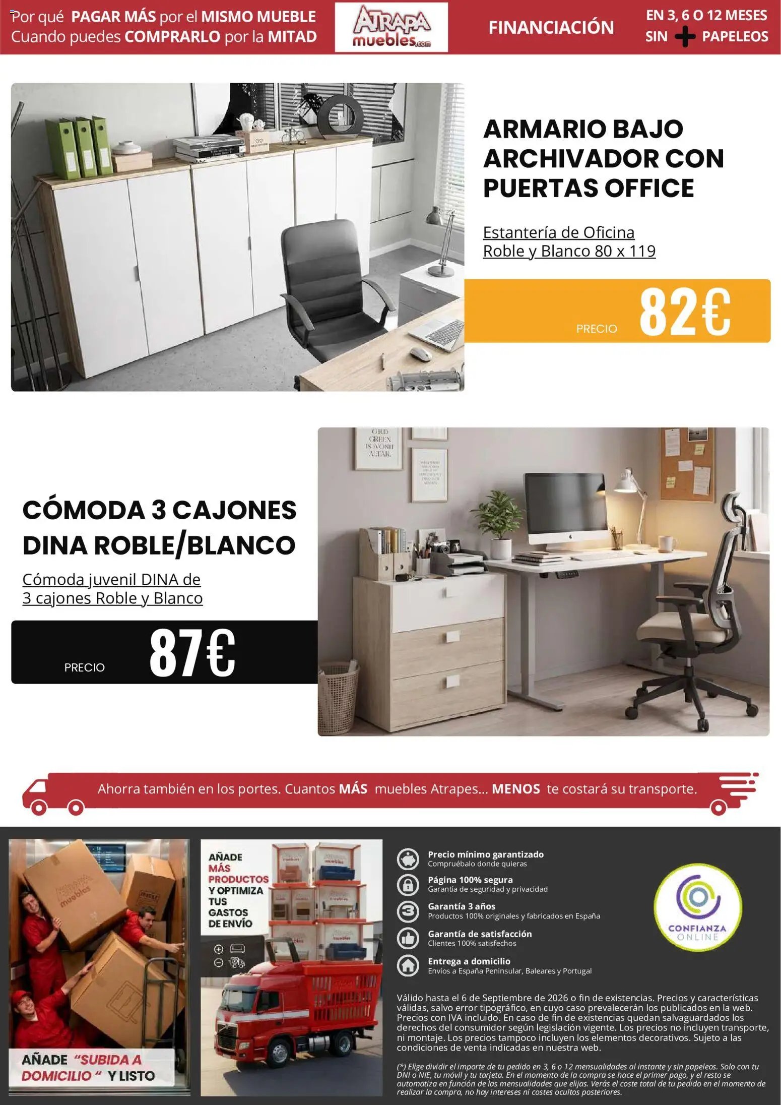 Atrapa Muebles folleto