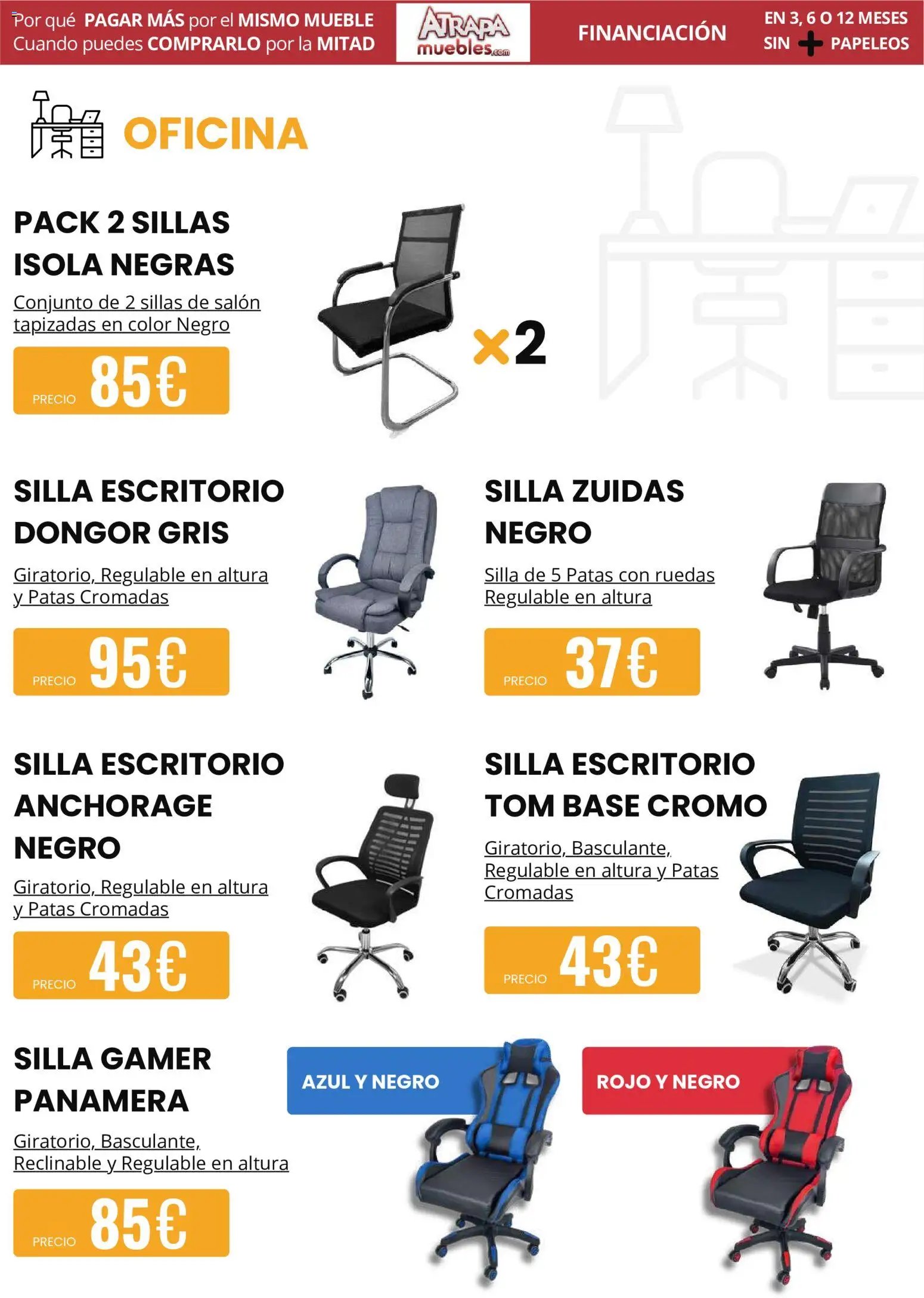Atrapa Muebles folleto