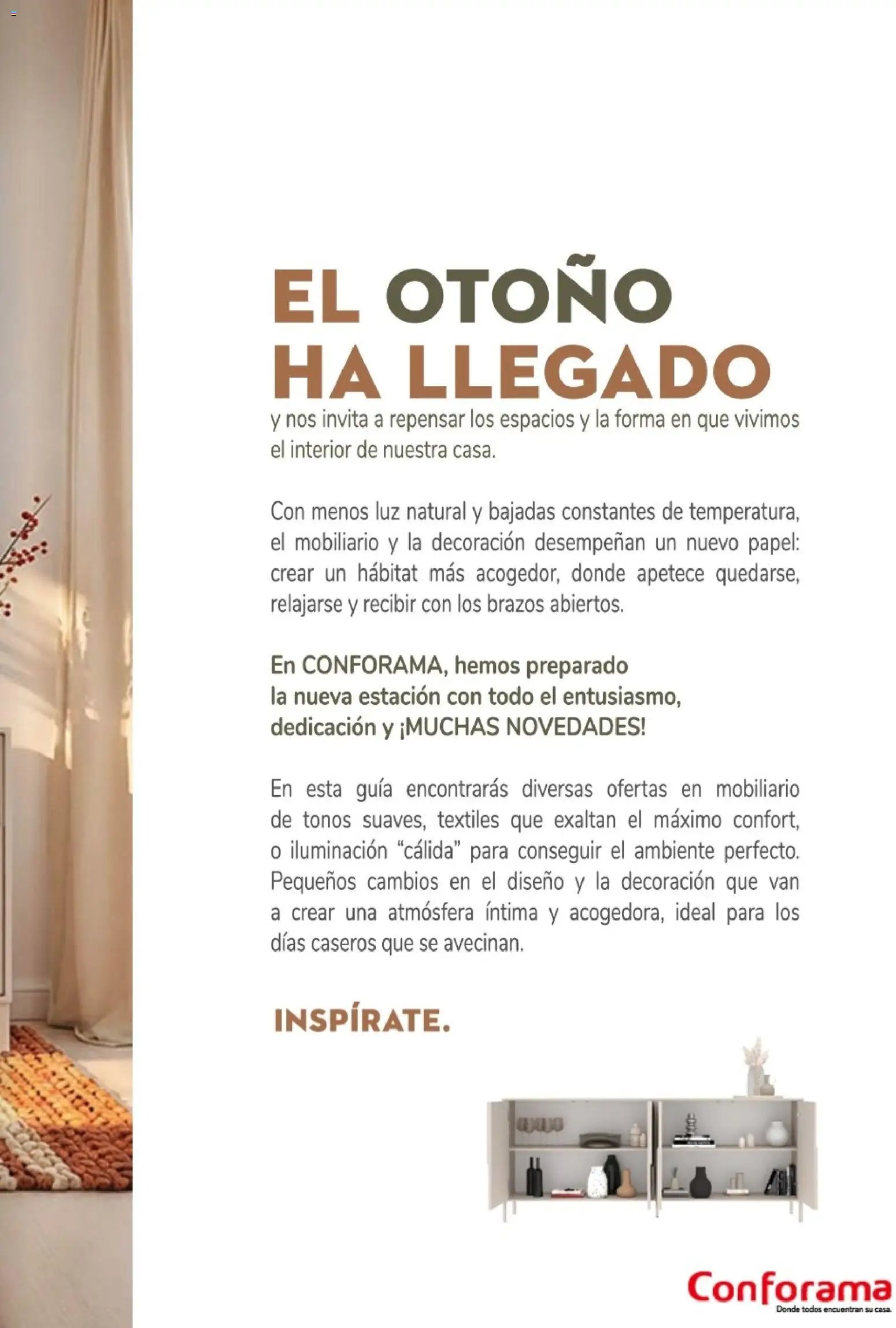 Conforama Guía de otoño 2026