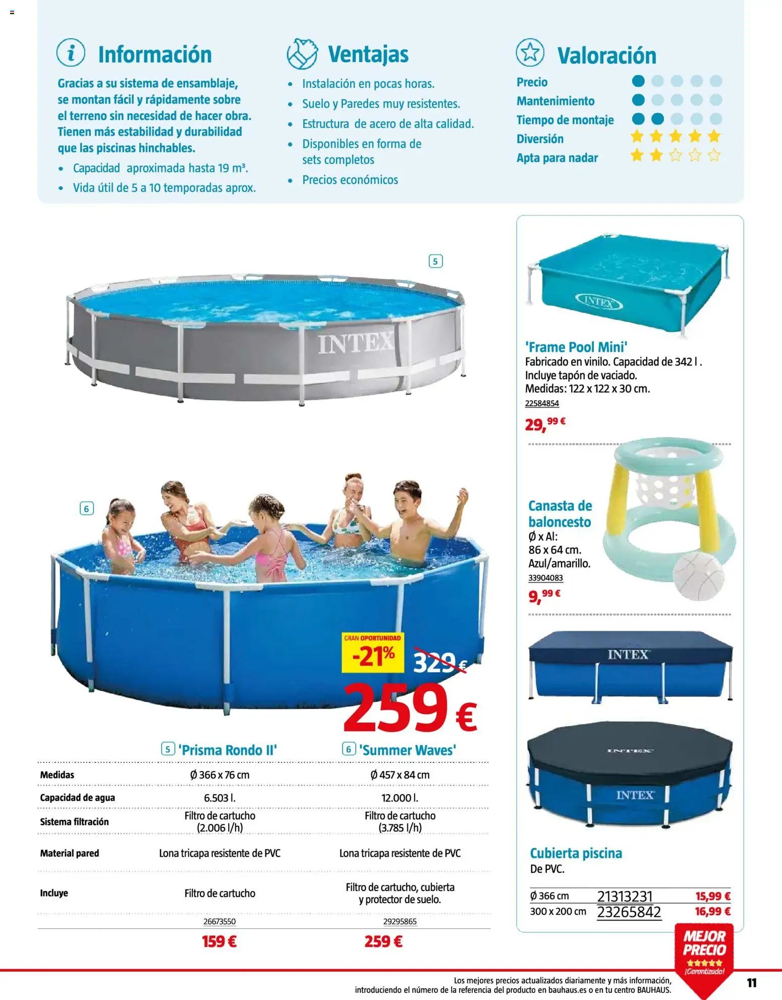 Bauhaus Piscinas 2026