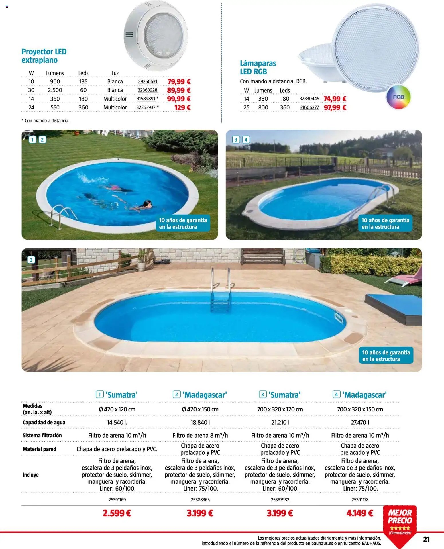 Bauhaus Piscinas 2026