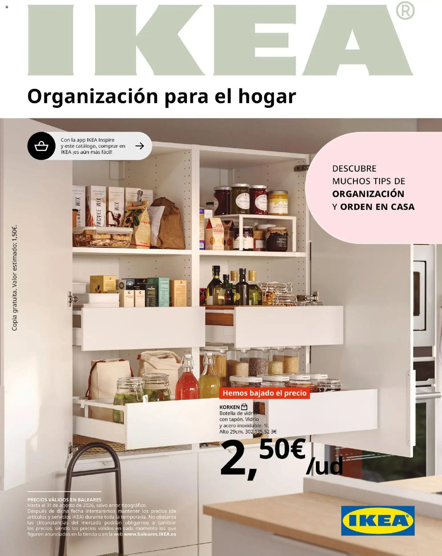 Catálogo IKEA Organización en el hogar