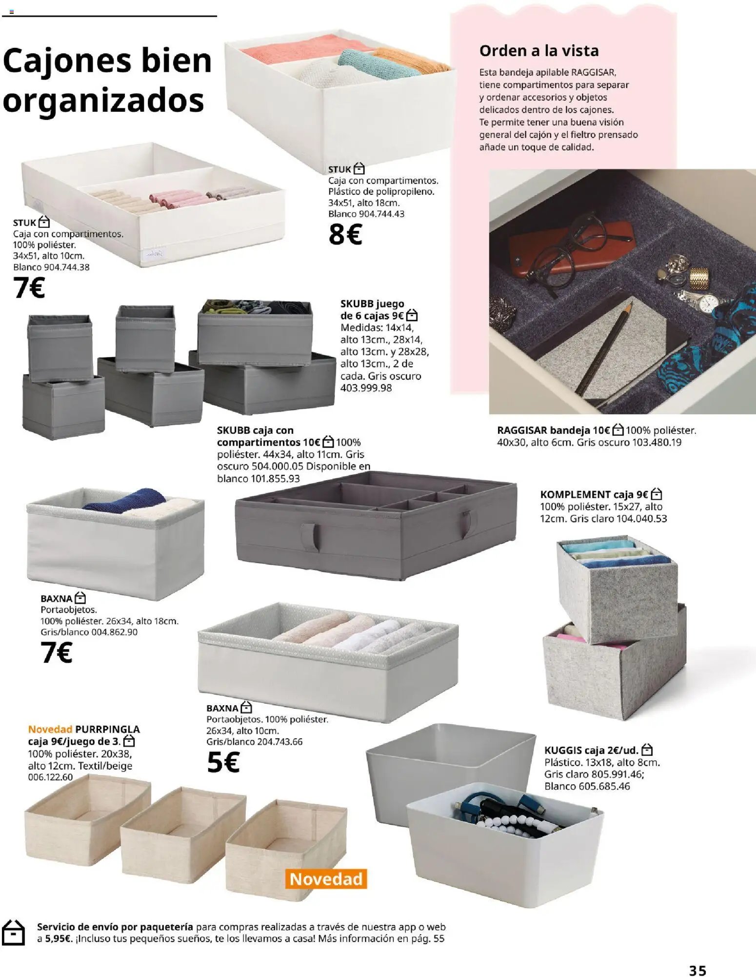 Catálogo IKEA Organización en el hogar