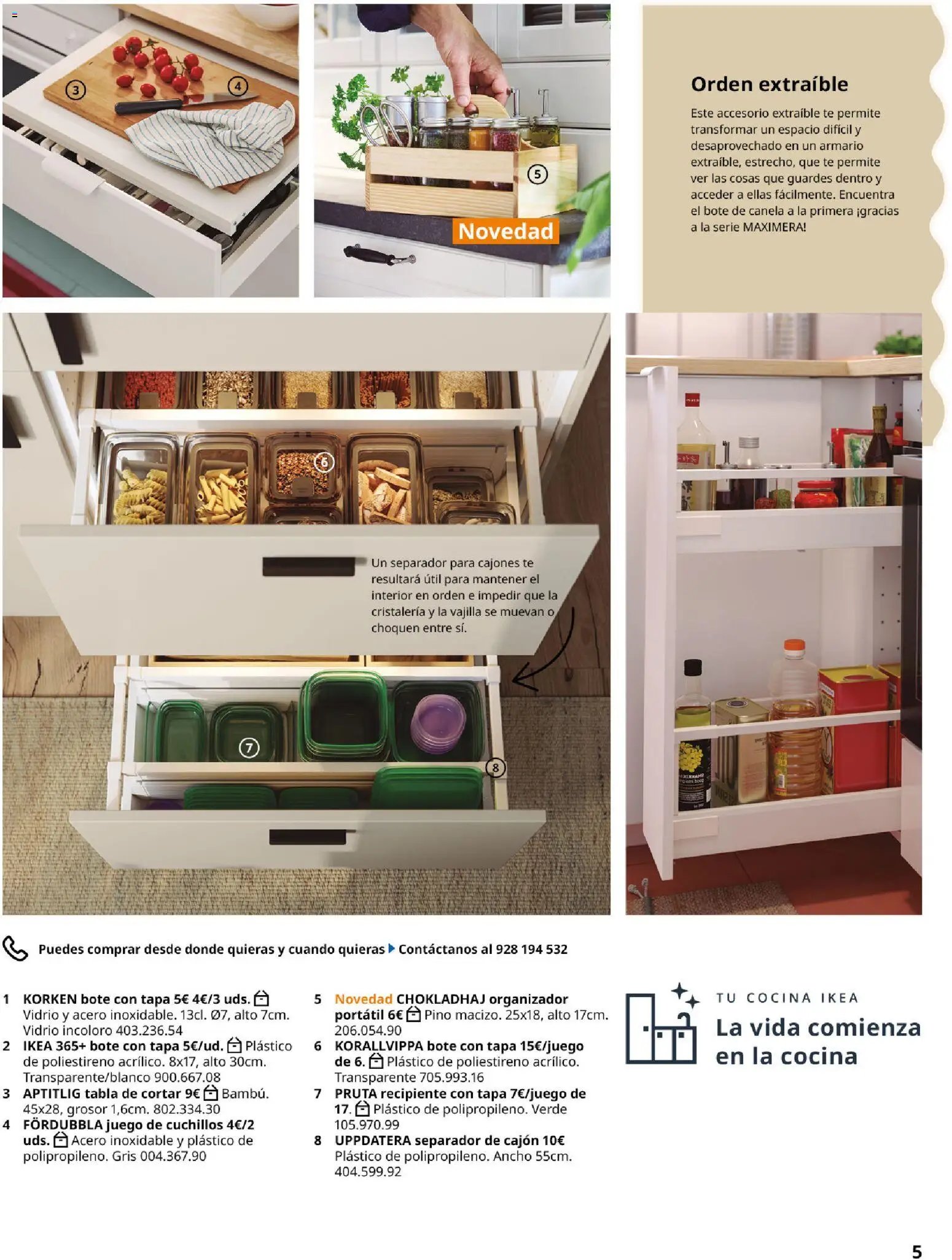 Catálogo IKEA Organización en el hogar