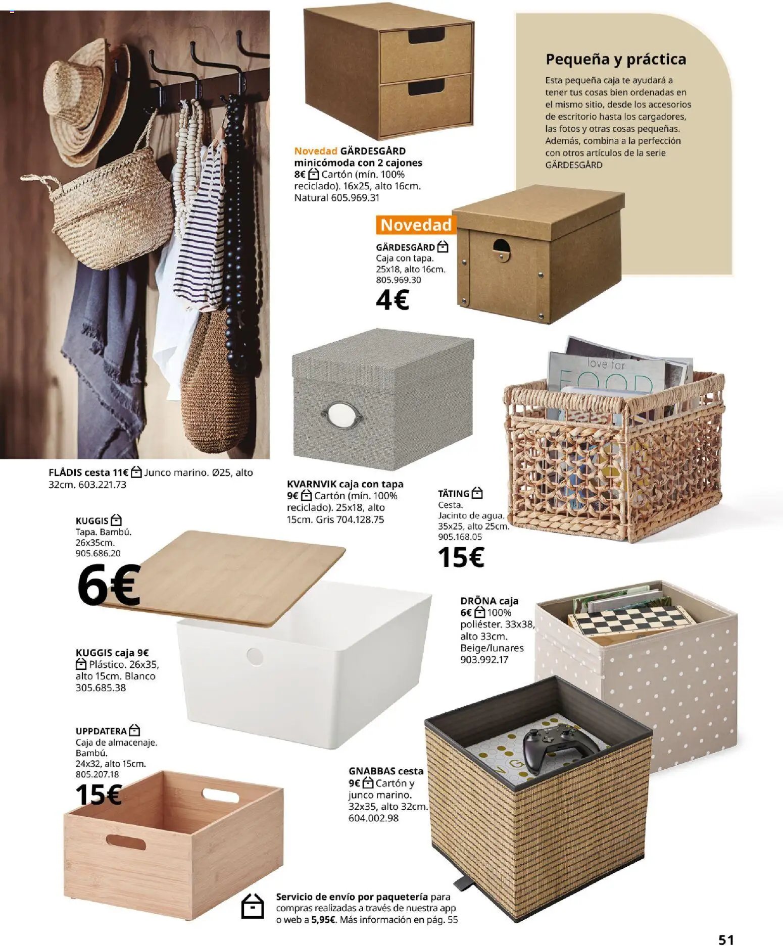 Catálogo IKEA Organización en el hogar
