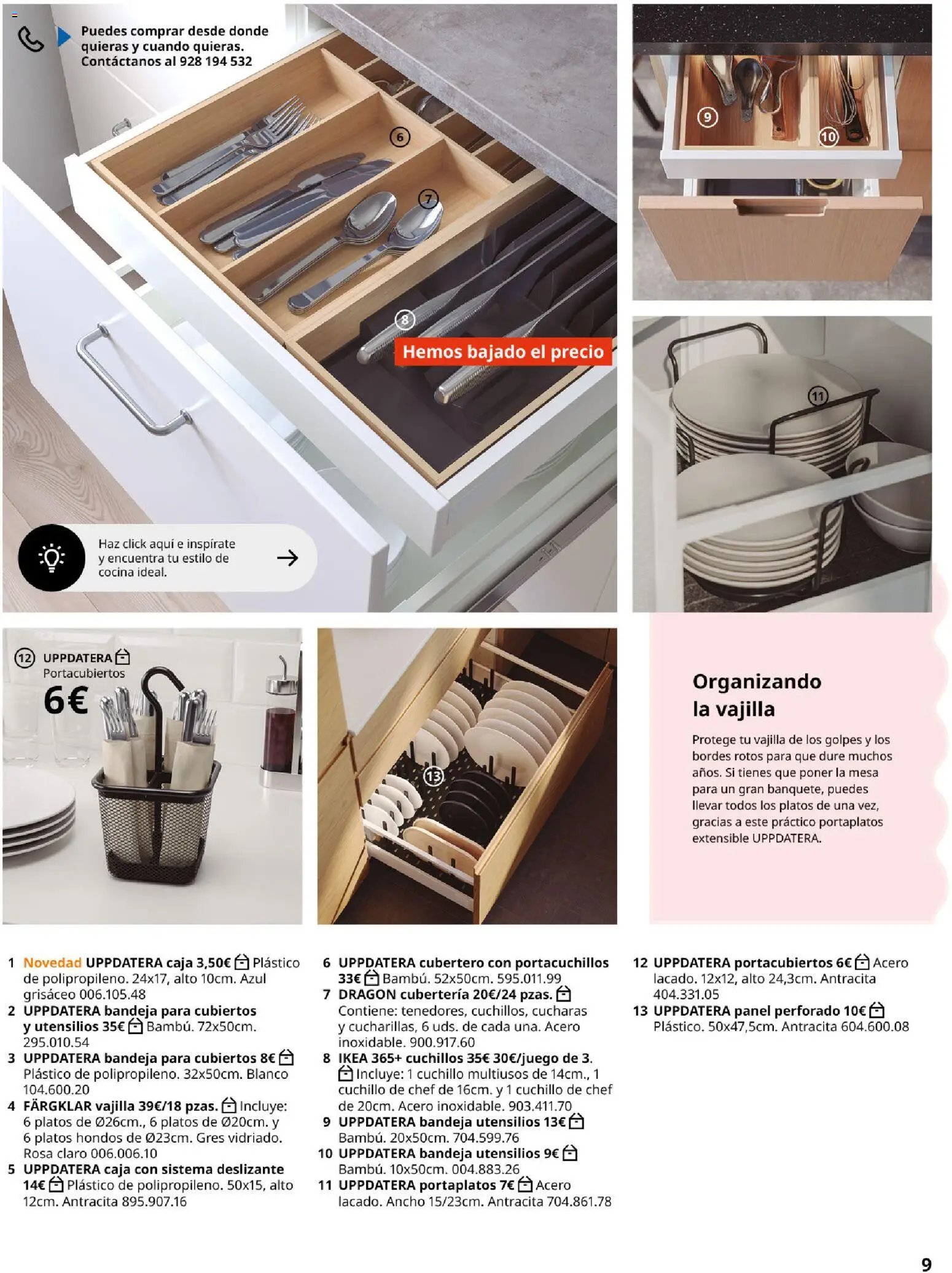 Catálogo IKEA Organización en el hogar