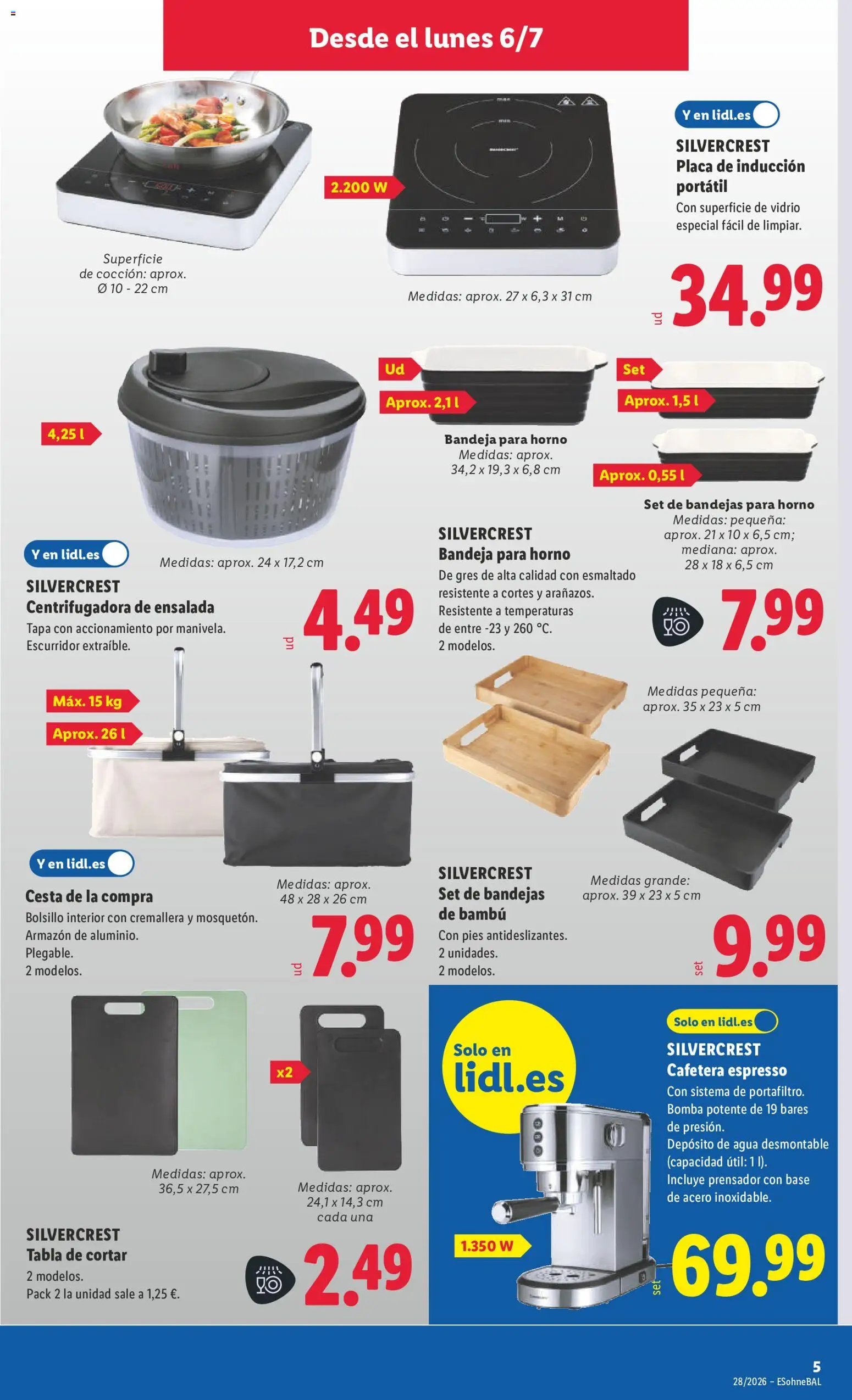 Lidl folleto de bazar