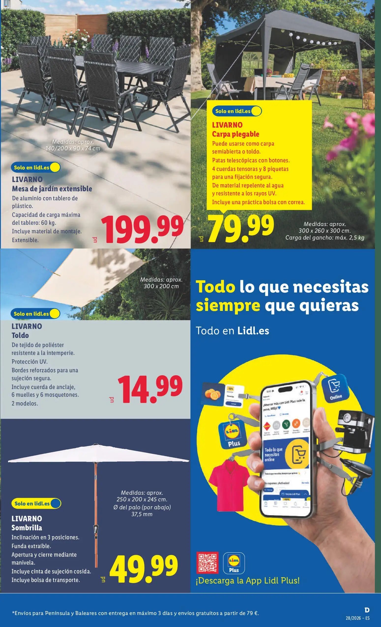 Lidl folleto de bazar