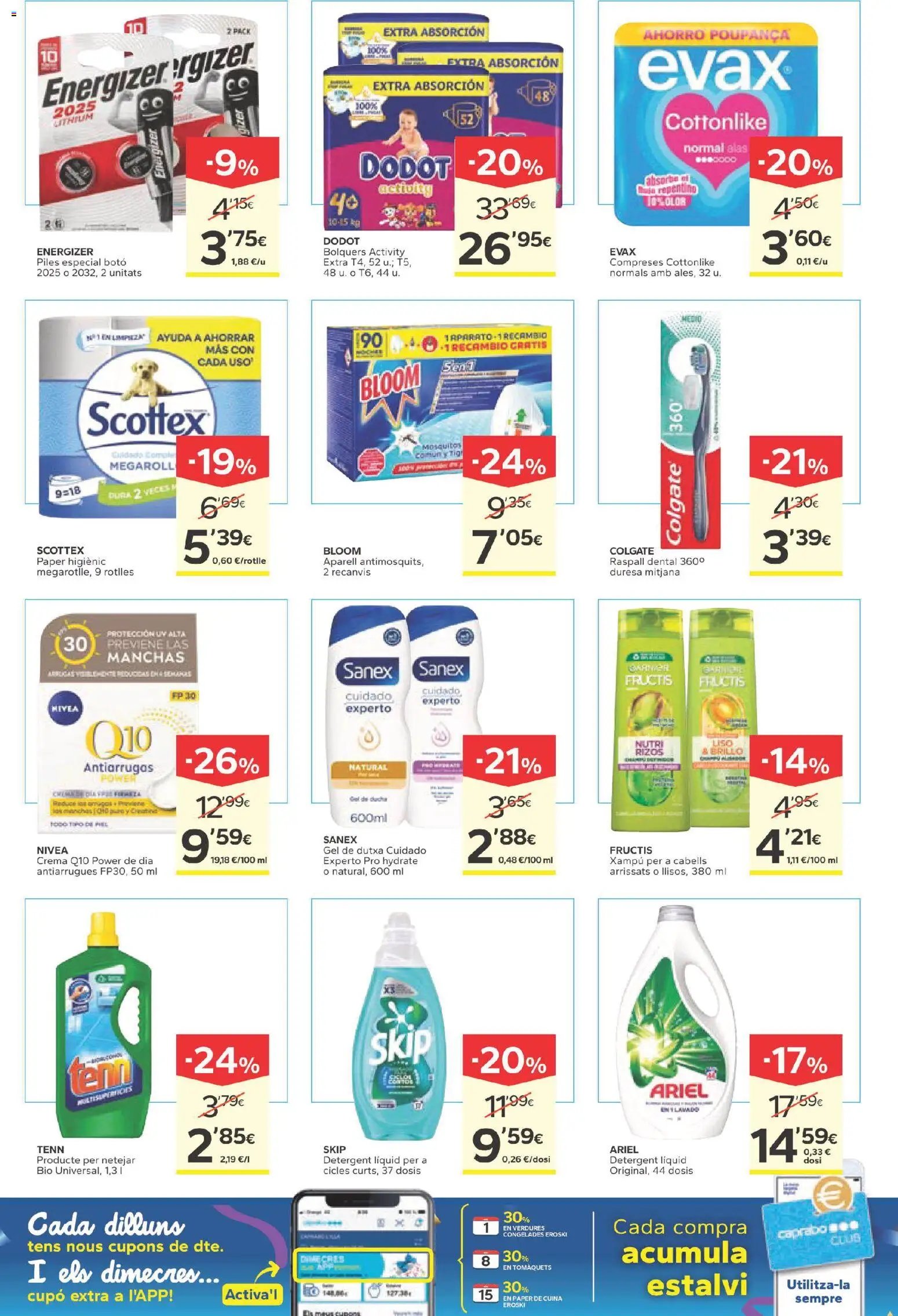 Caprabo folleto Club 30 anys