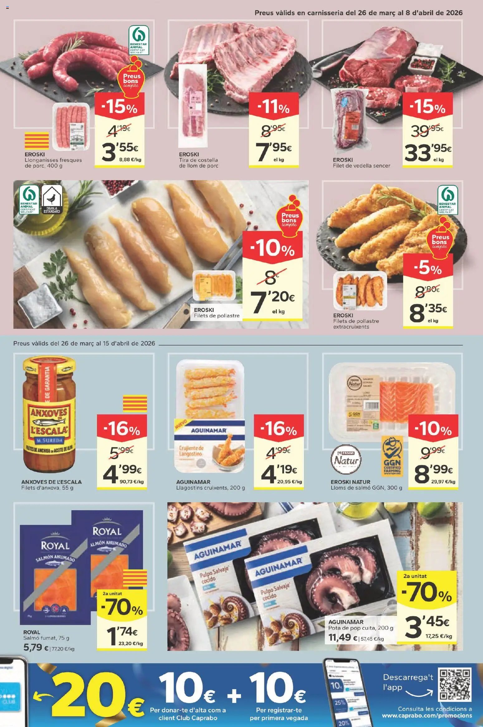 Caprabo folleto Club 30 anys