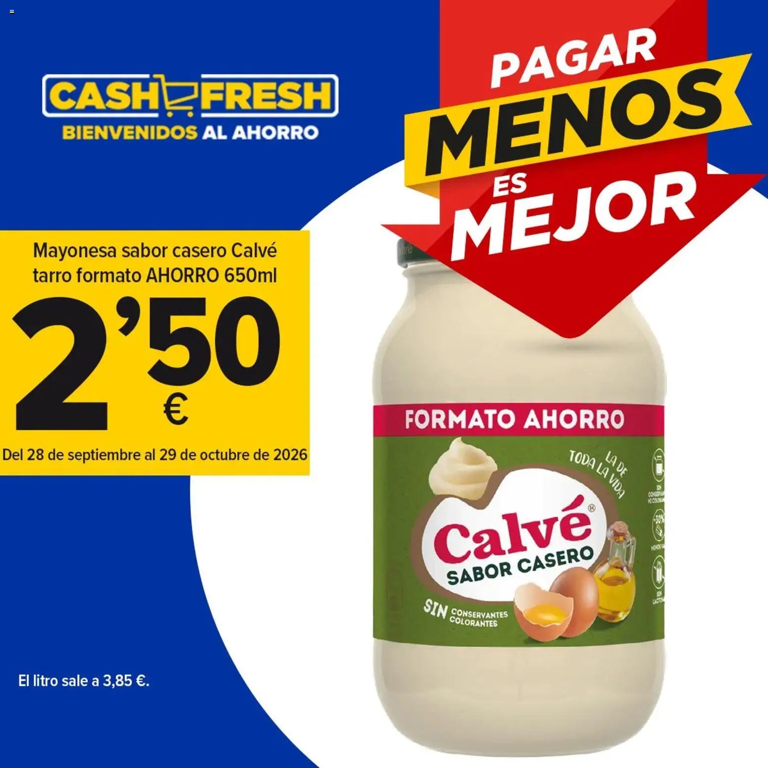 Cash Fresh Llévate tus productos favoritos en formato XL y paga mucho menos