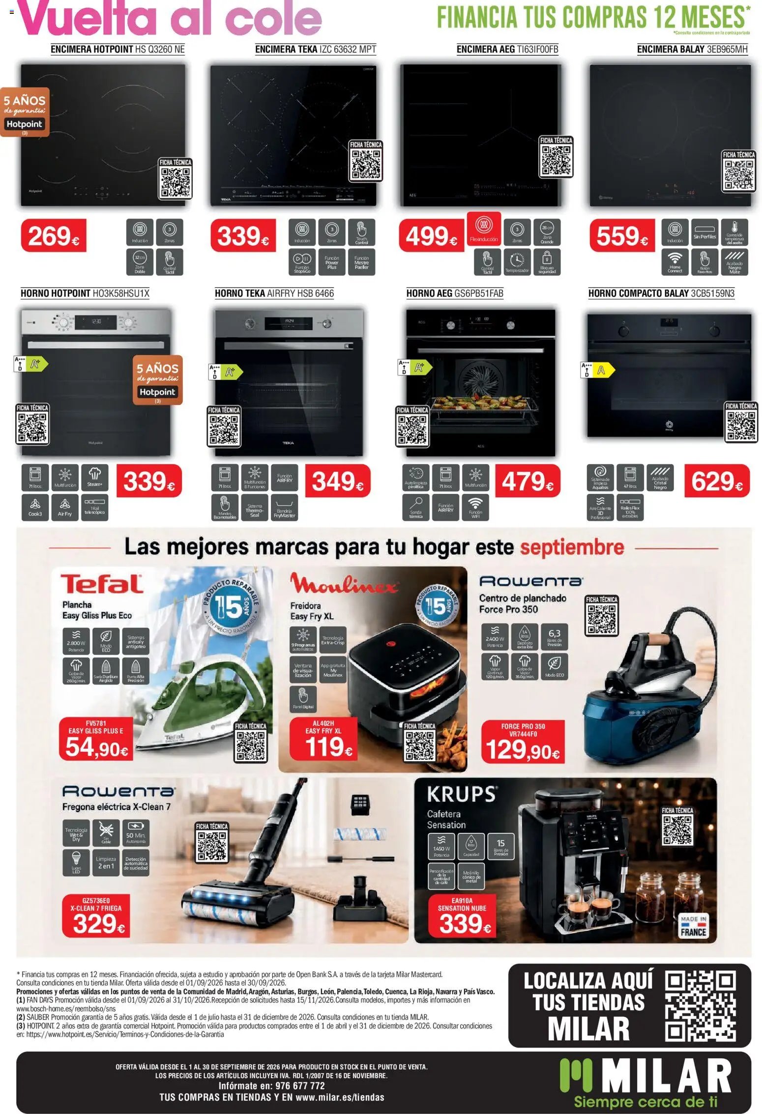 Milar folleto