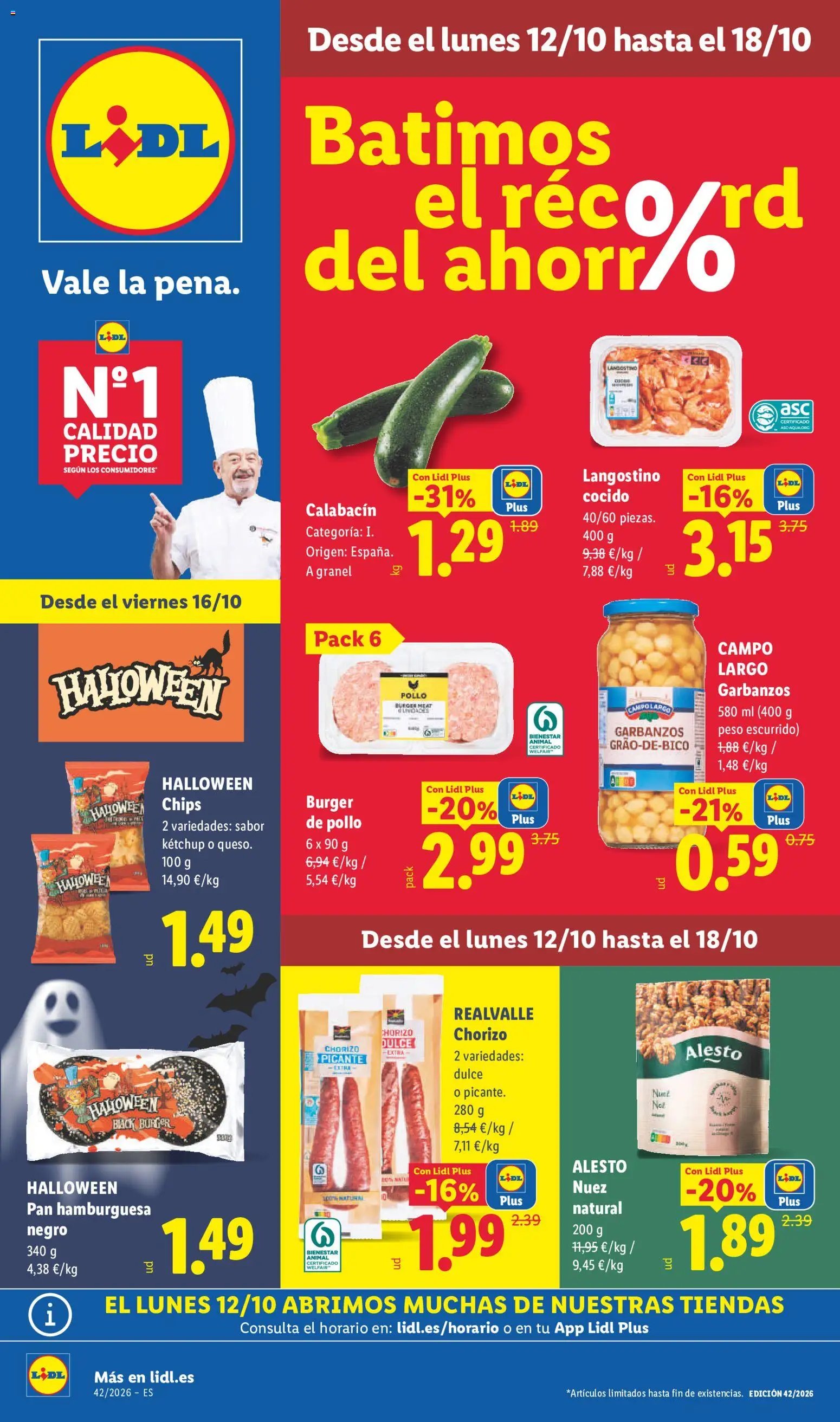 Lidl folleto