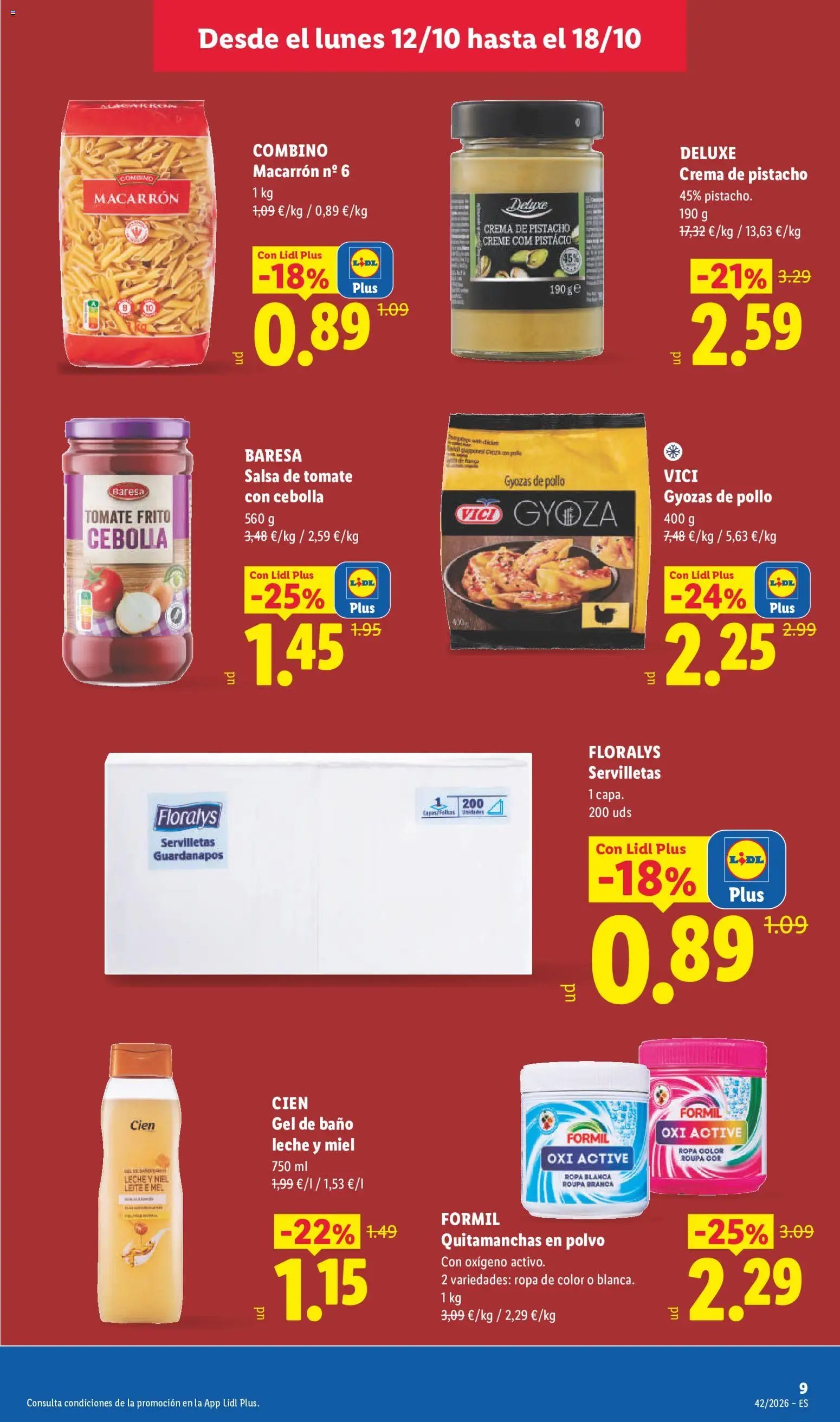 Lidl folleto