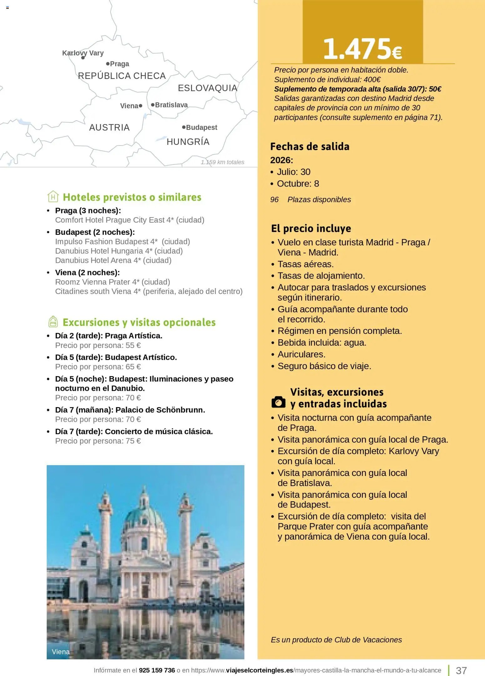 Viajes El Corte Inglés Turismo Social Castilla La Mancha