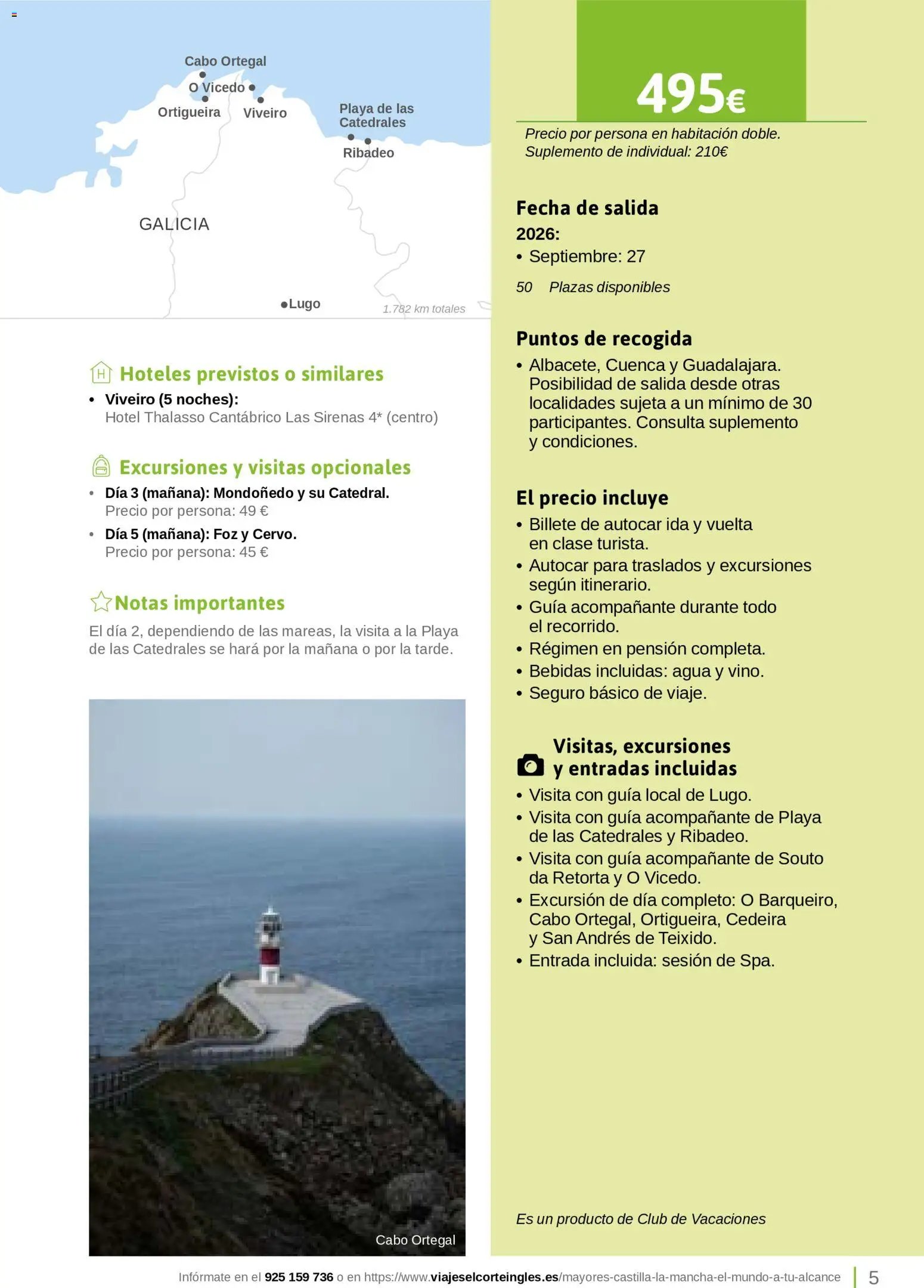 Viajes El Corte Inglés Turismo Social Castilla La Mancha