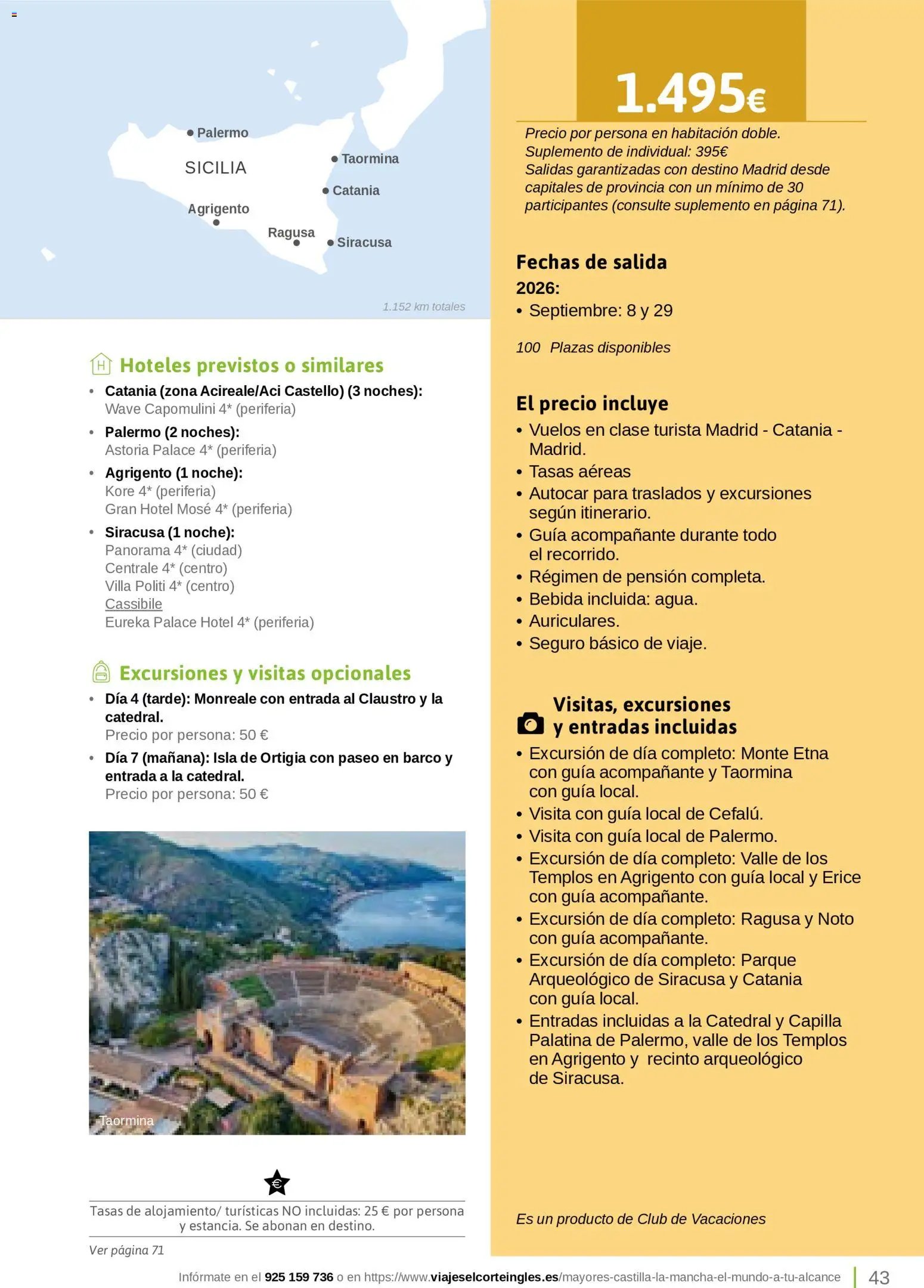 Viajes El Corte Inglés Turismo Social Castilla La Mancha
