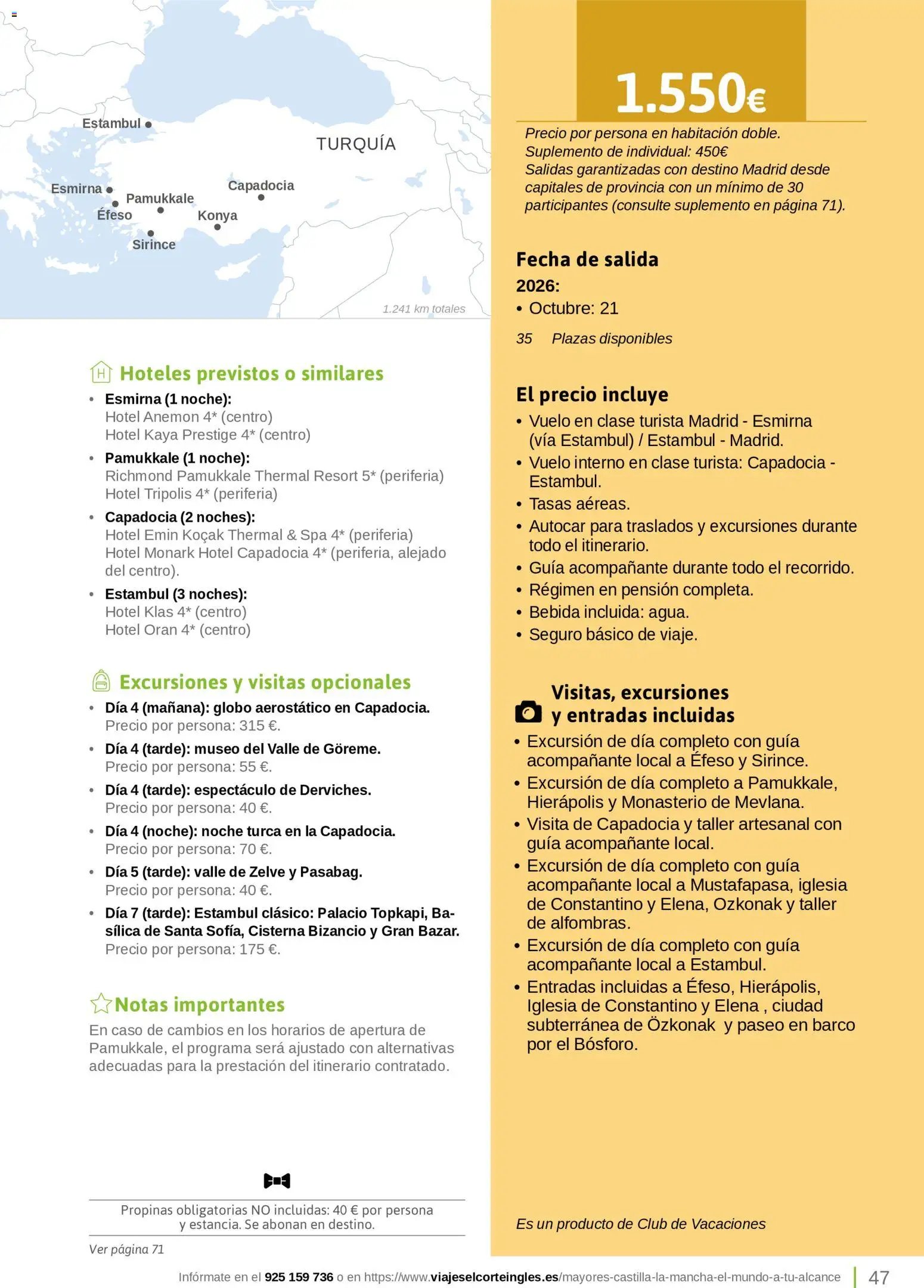 Viajes El Corte Inglés Turismo Social Castilla La Mancha