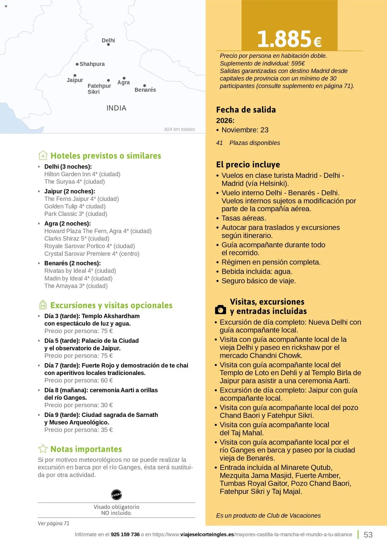 Viajes El Corte Inglés Turismo Social Castilla La Mancha