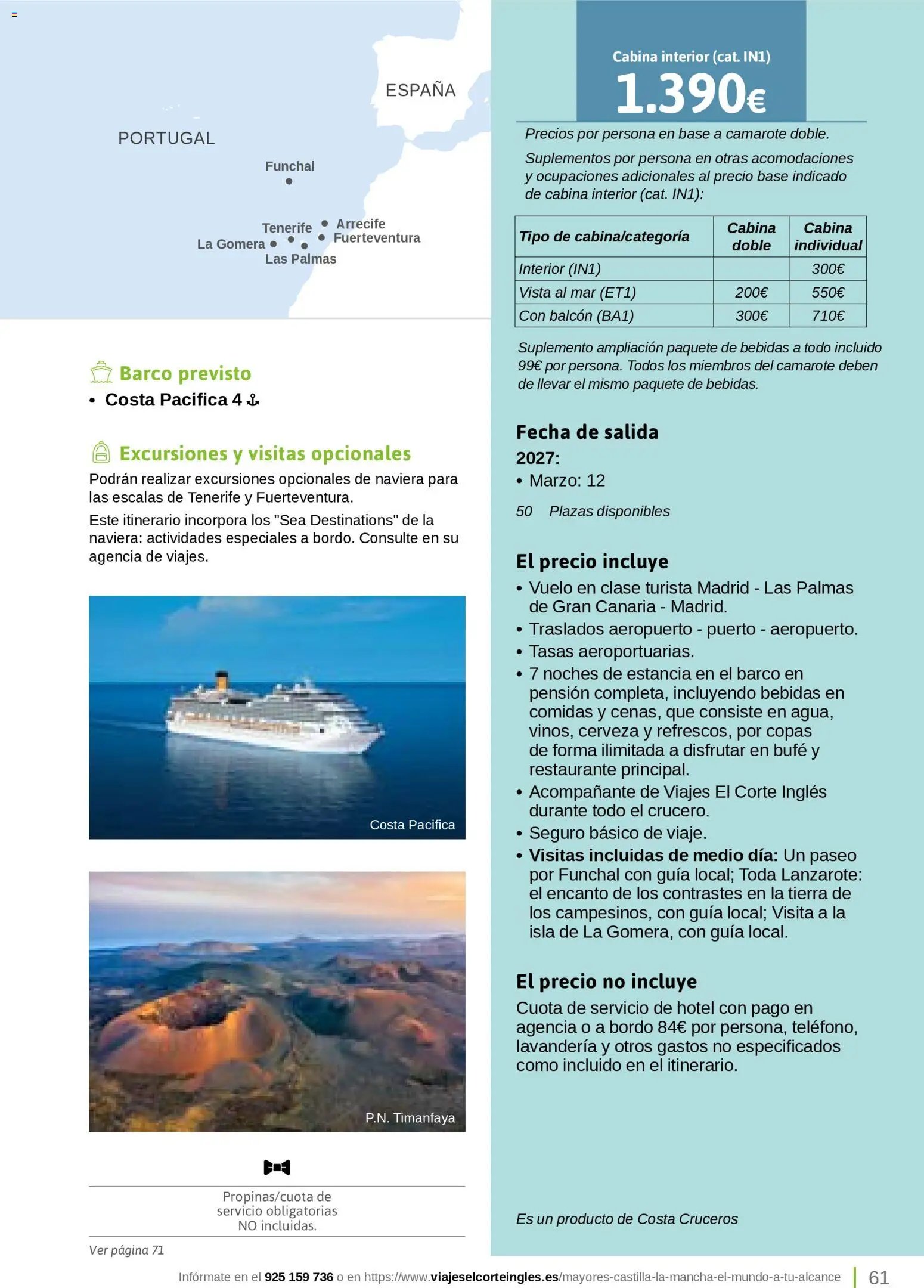 Viajes El Corte Inglés Turismo Social Castilla La Mancha