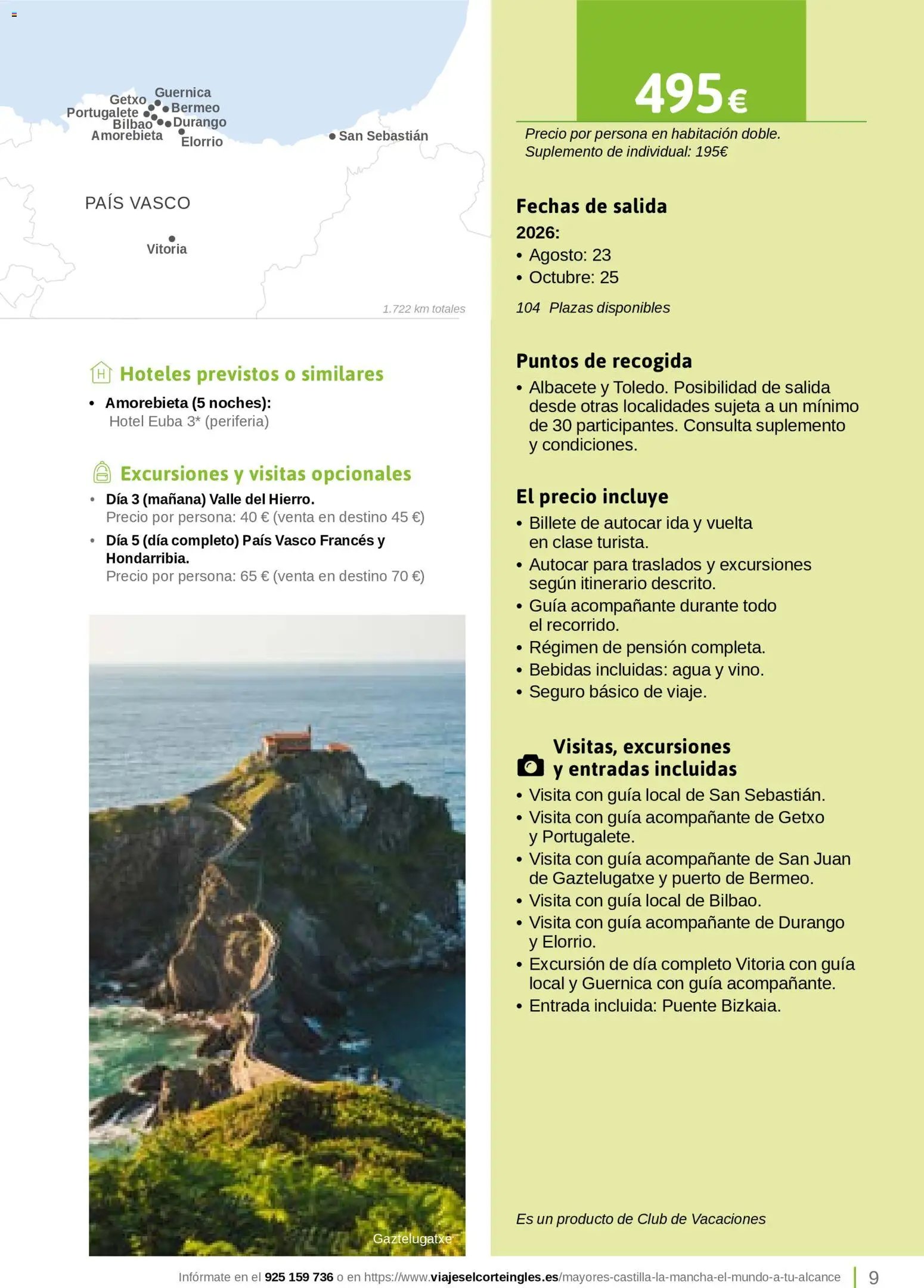 Viajes El Corte Inglés Turismo Social Castilla La Mancha