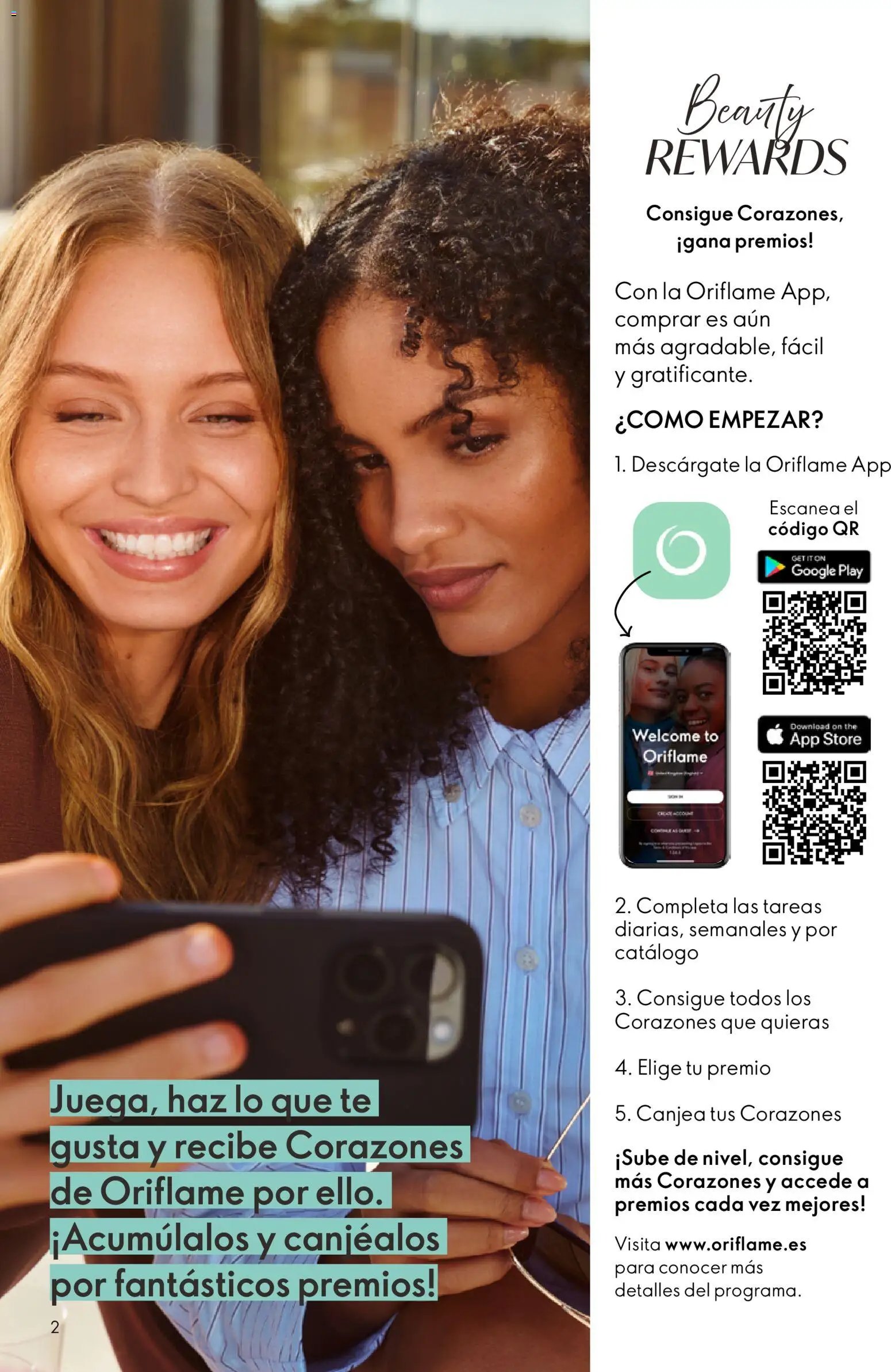 Oriflame Catálogo Beauty Rewards