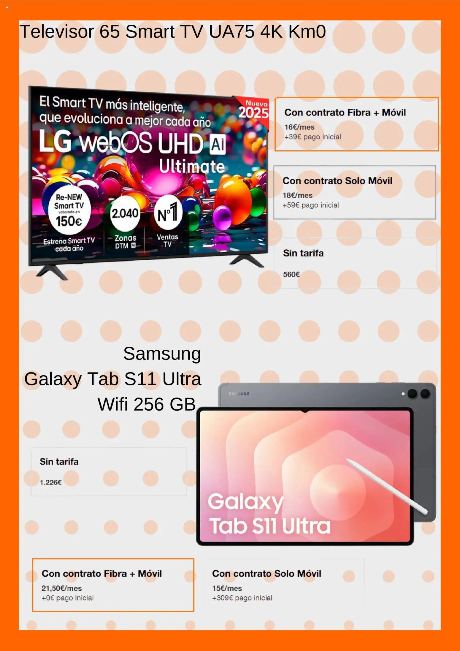 Orange ofertas