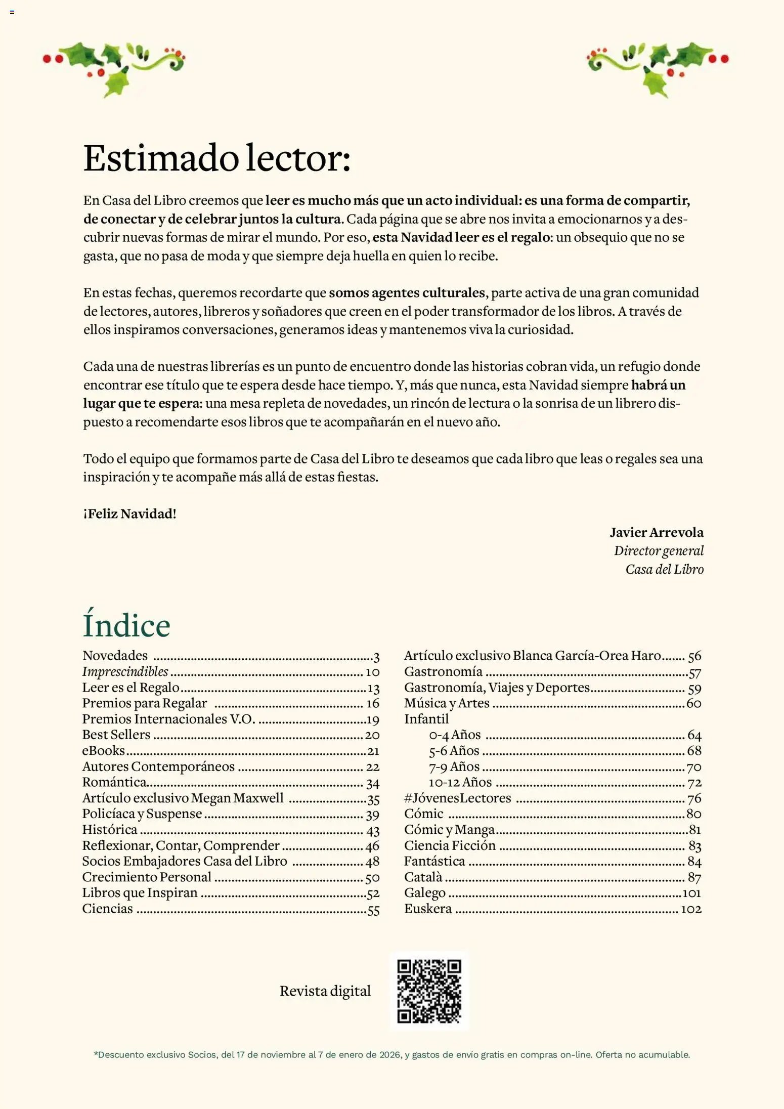 Casa del libro folleto