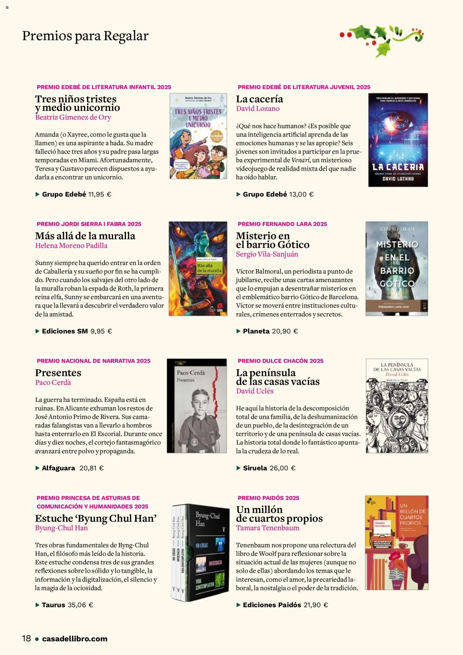 Casa del libro folleto