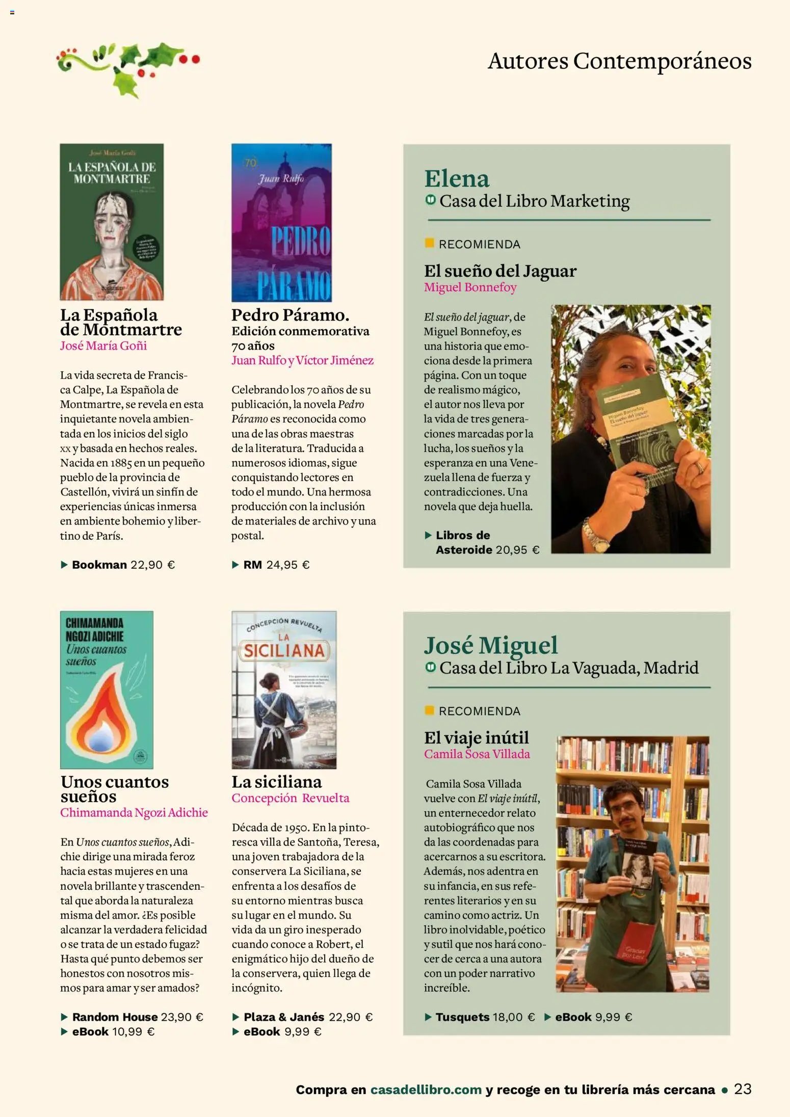 Casa del libro folleto