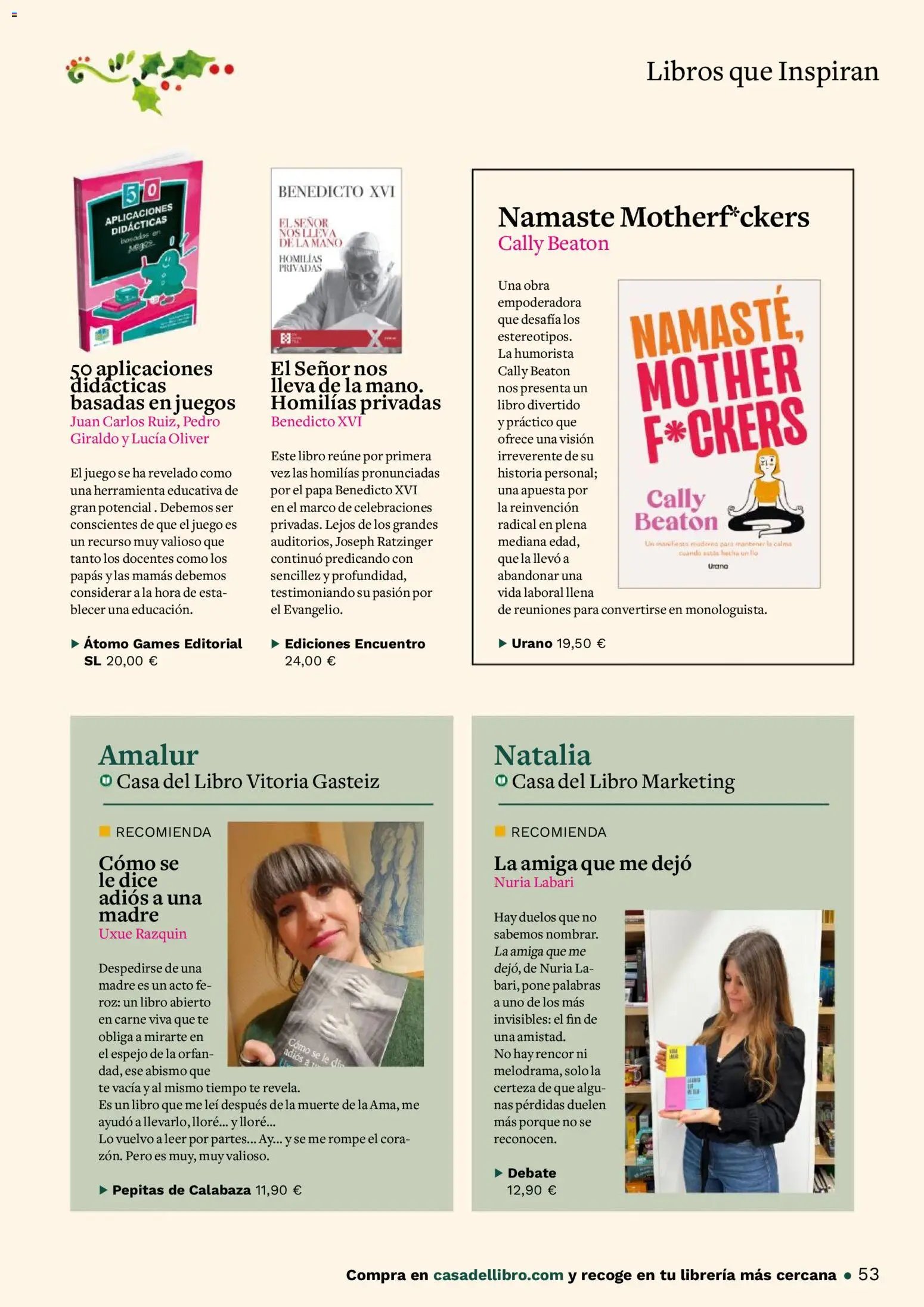 Casa del libro folleto