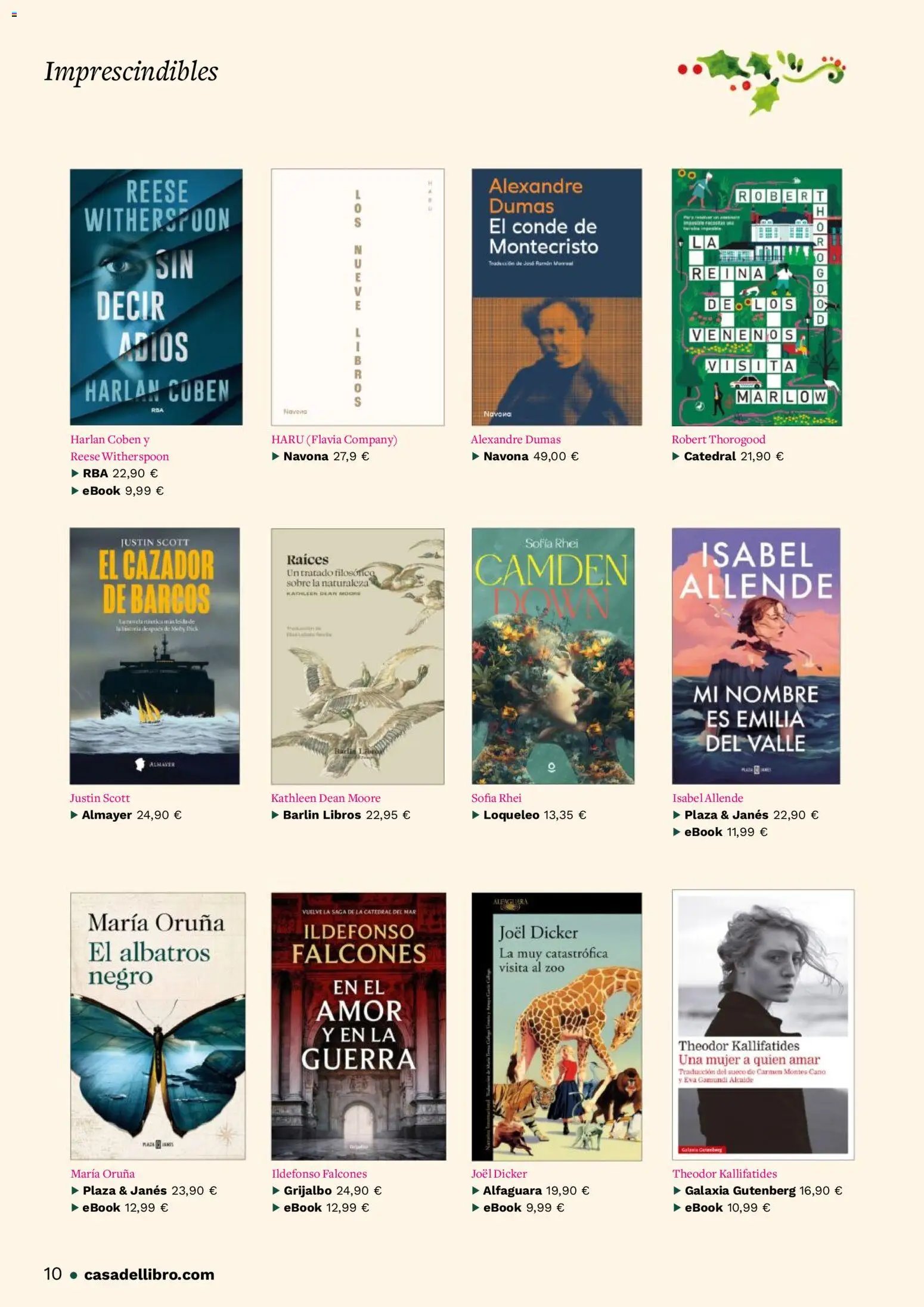 Casa del libro folleto