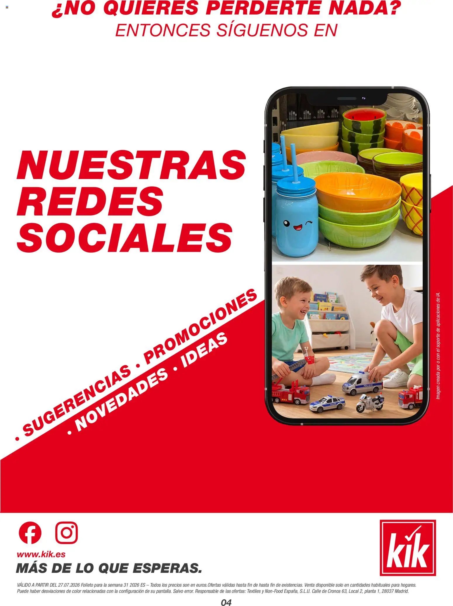 KIK folleto