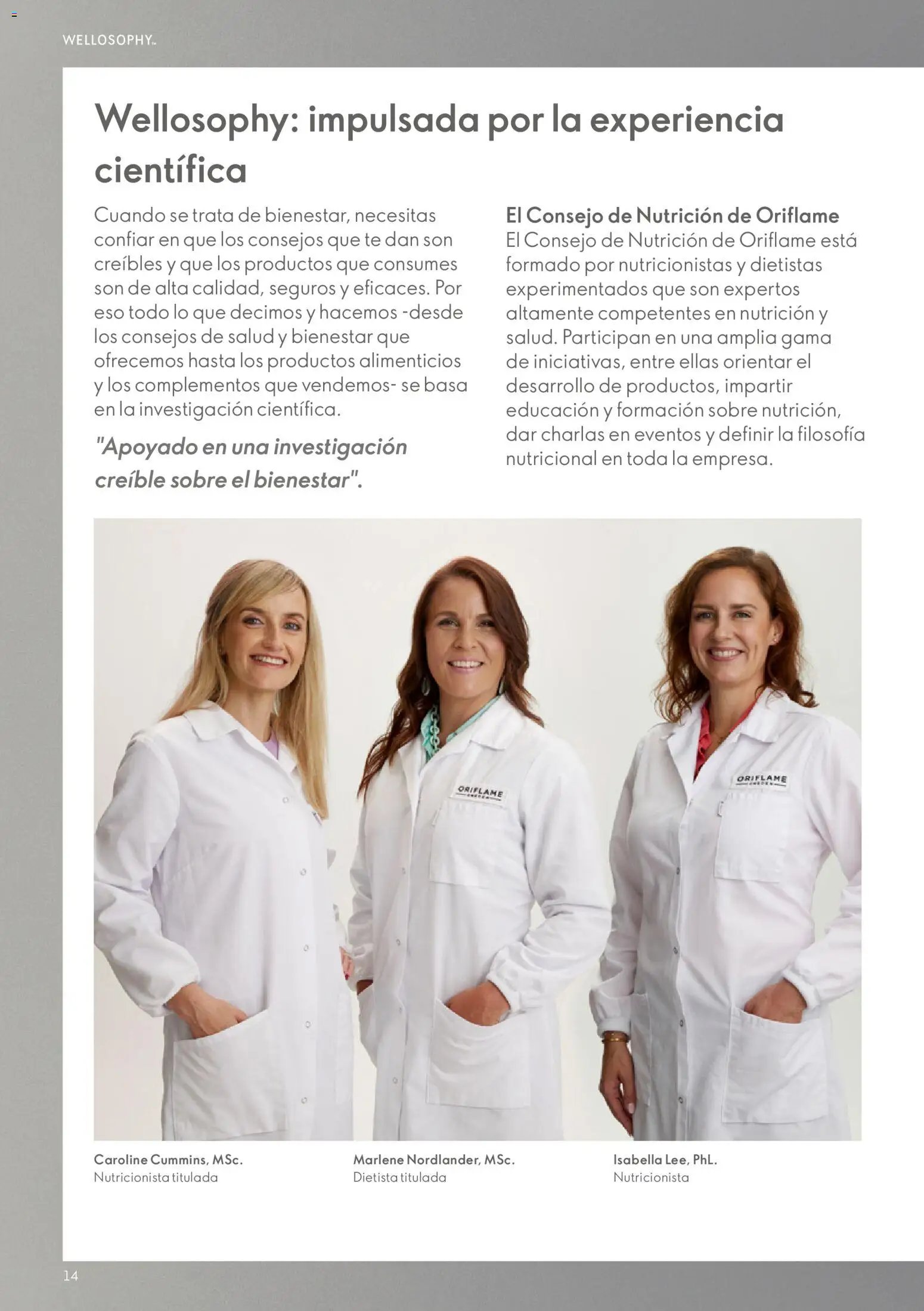 Oriflame - Guía Wellosophy