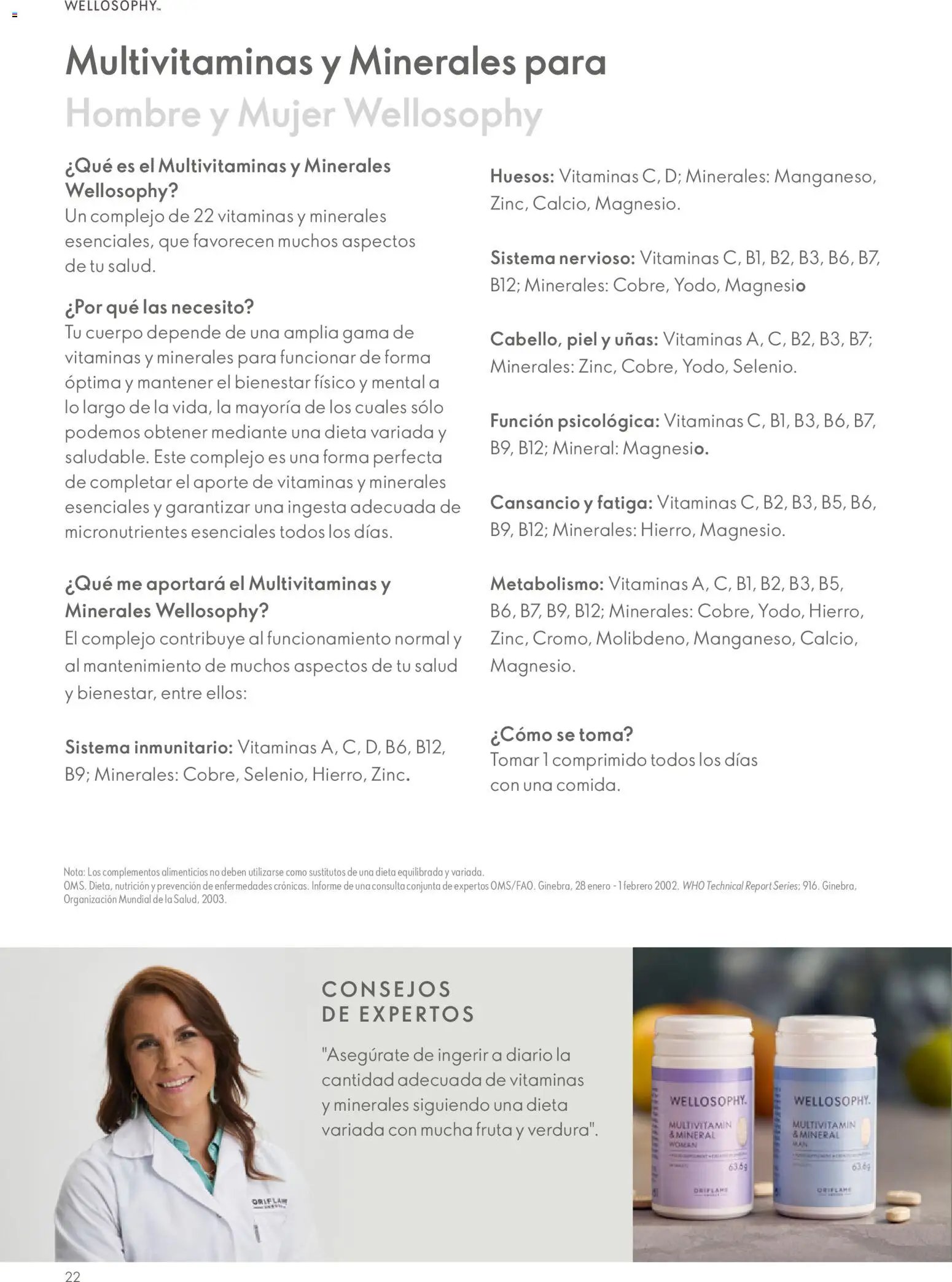 Oriflame - Guía Wellosophy